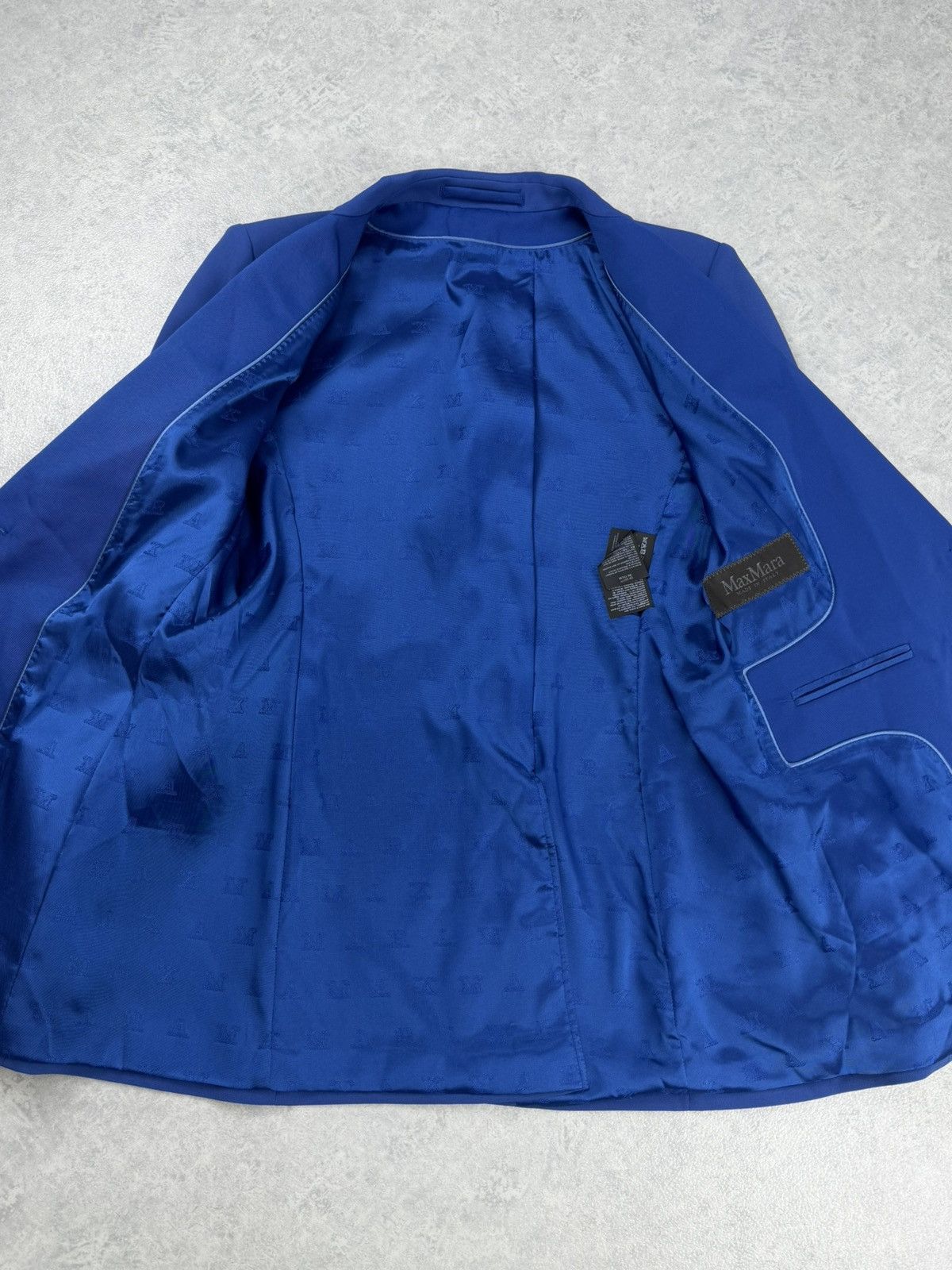 Max Mara Max Mara Blue Blazer Size 44 Italy Women’s Jacket Size M / US 6-8 / IT 42-44 - 9 Thumbnail
