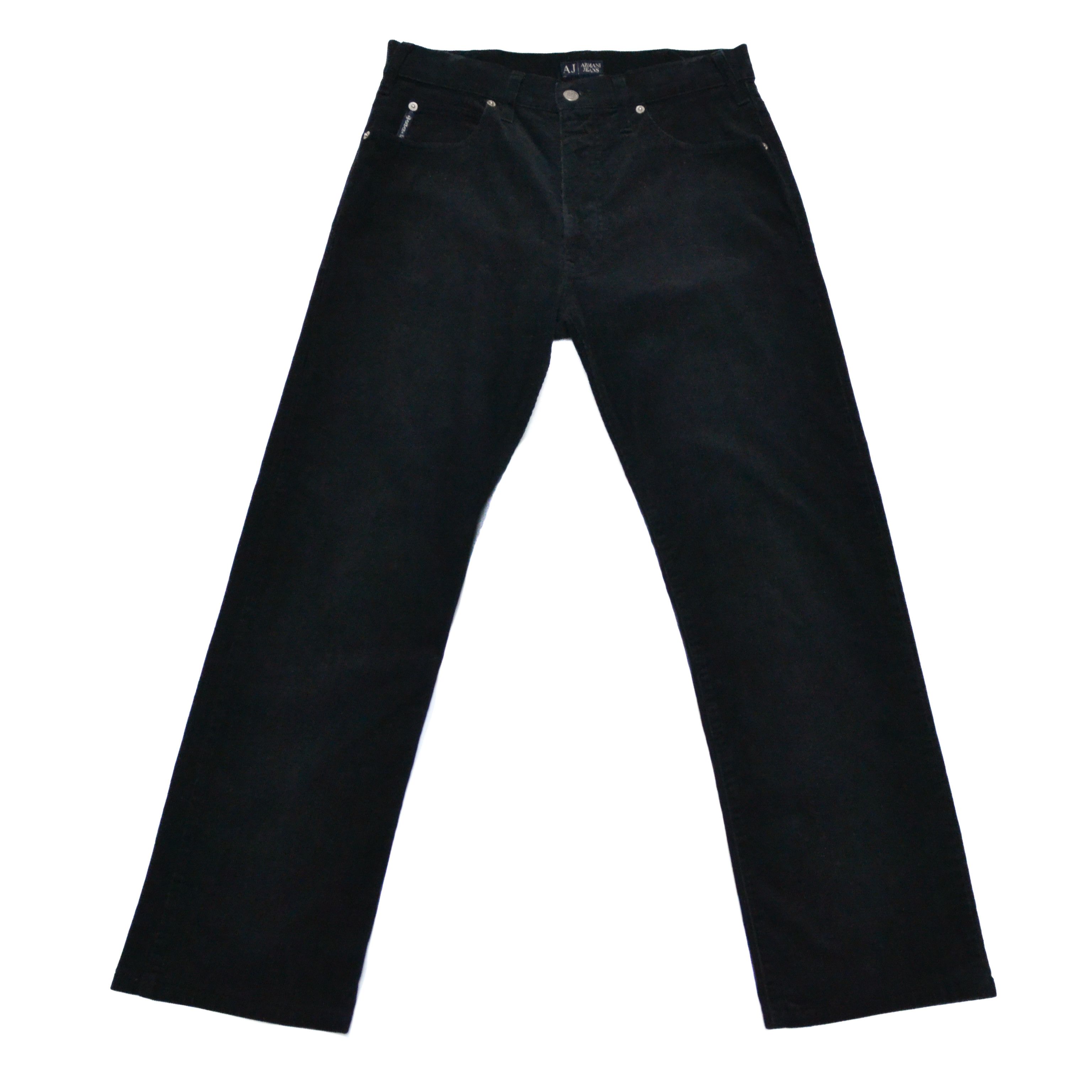 Armani Armani Jeans Y2K Men’s Corduroy Black Pants Size 32 Size US 32 / EU 48 - 3 Thumbnail