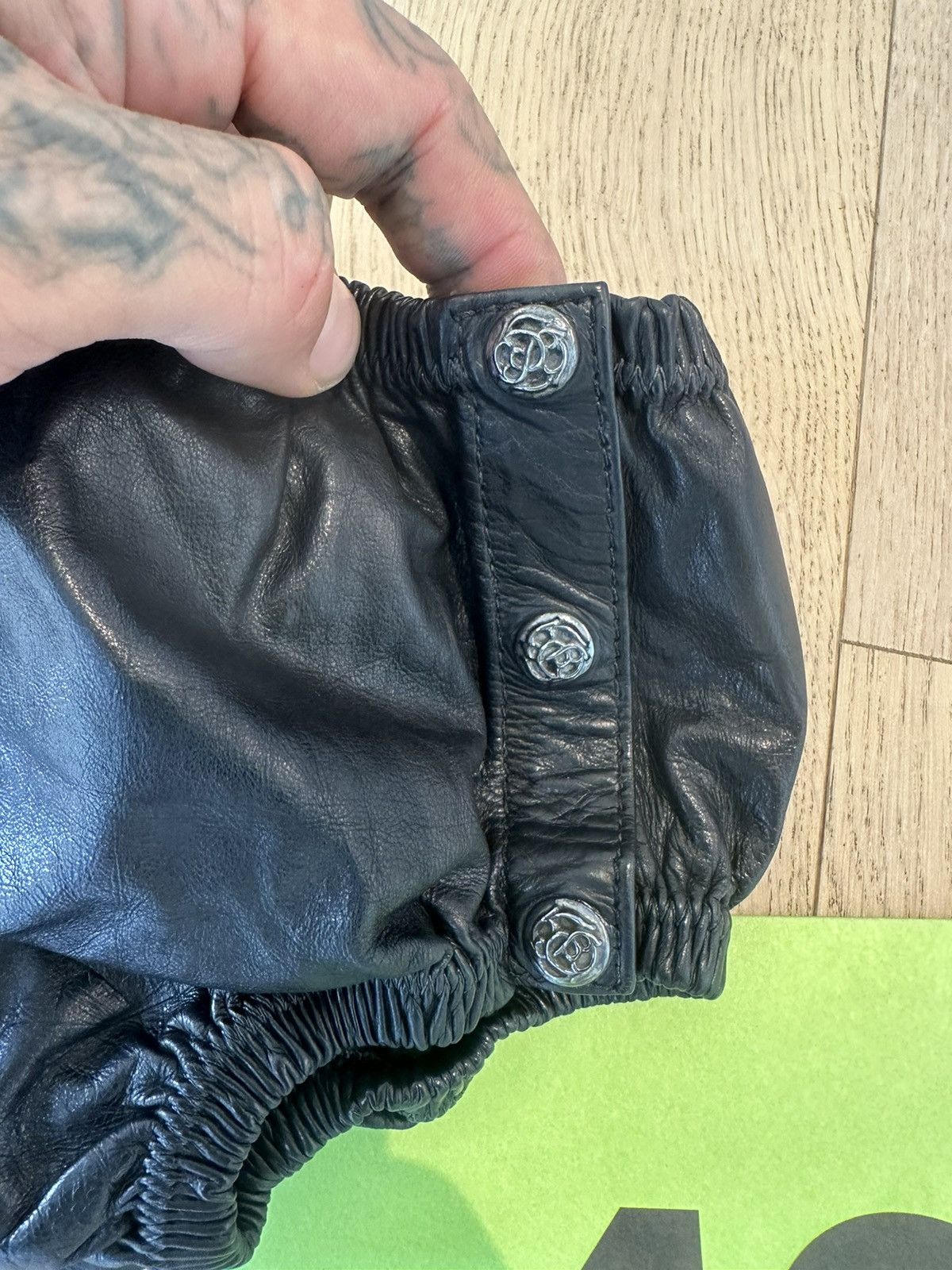 Chrome Hearts CHROME HEARTS NEW LEATHER BABY DIAPER SHORTE Size ONE SIZE - 8 Thumbnail