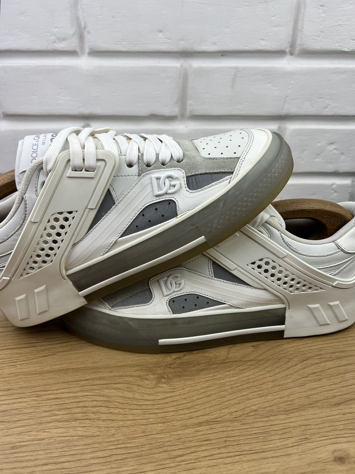 Dolce & Gabbana DOLCE&GABBANA Sneakers Leather Shoes Custom 2.Zero DG Logo Size US 8.5 / EU 41-42 - 13 Thumbnail