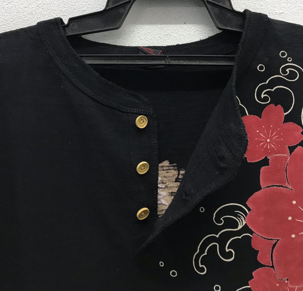 Japanese Brand × Vintage Vintage Japanese Flower Sukajan Shirt Size US XL / EU 56 / 4 - 4 Thumbnail