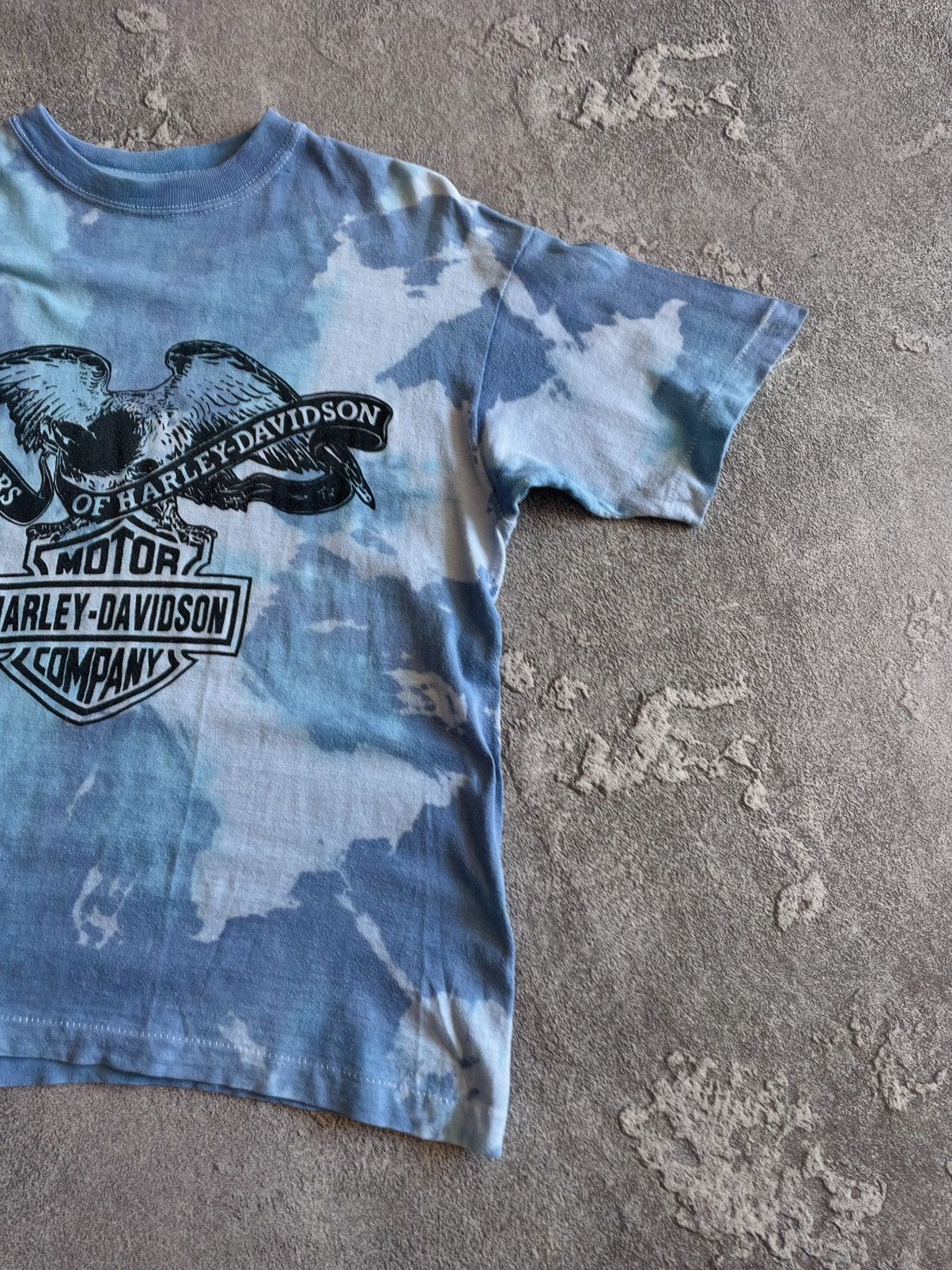 Band Tees Vintage Harley Davidson Tie Dye Single Stitch Men’s Shirt Size US M / EU 48-50 / 2 - 2 Thumbnail