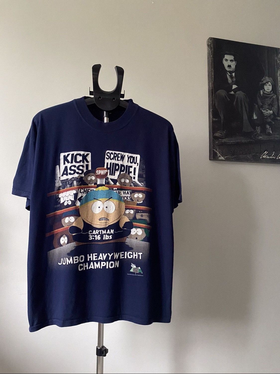 Cartoon Network South Park Vintage 1998 Cartman 3:16 RARE Size US XL / EU 56 / 4 - 1 Thumbnail