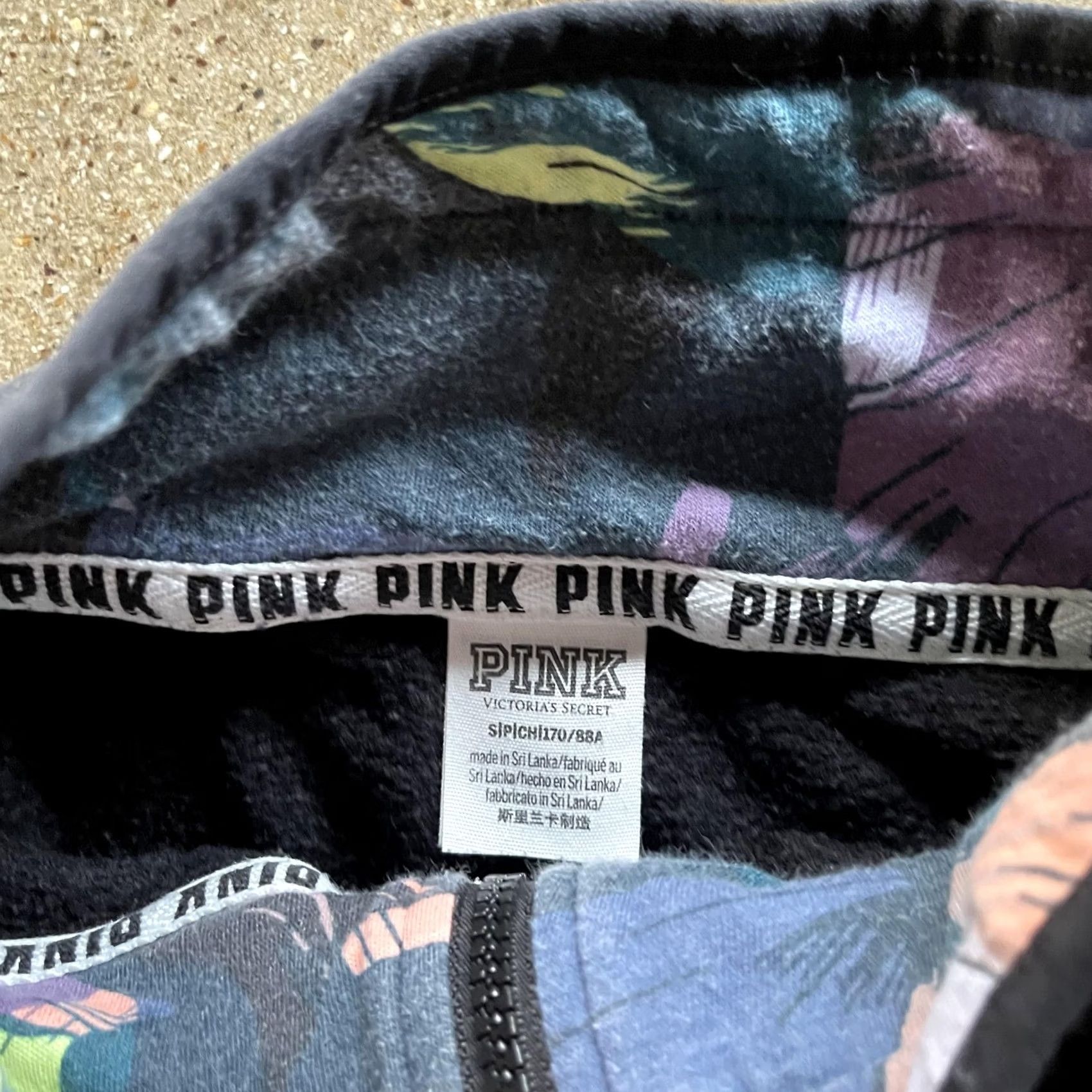 Pinko PINK Victoria's Secret Sweatshirt Womens Small Black Quarter Zip Fleece Pullover Size S / US 4 / IT 40 - 3 Thumbnail