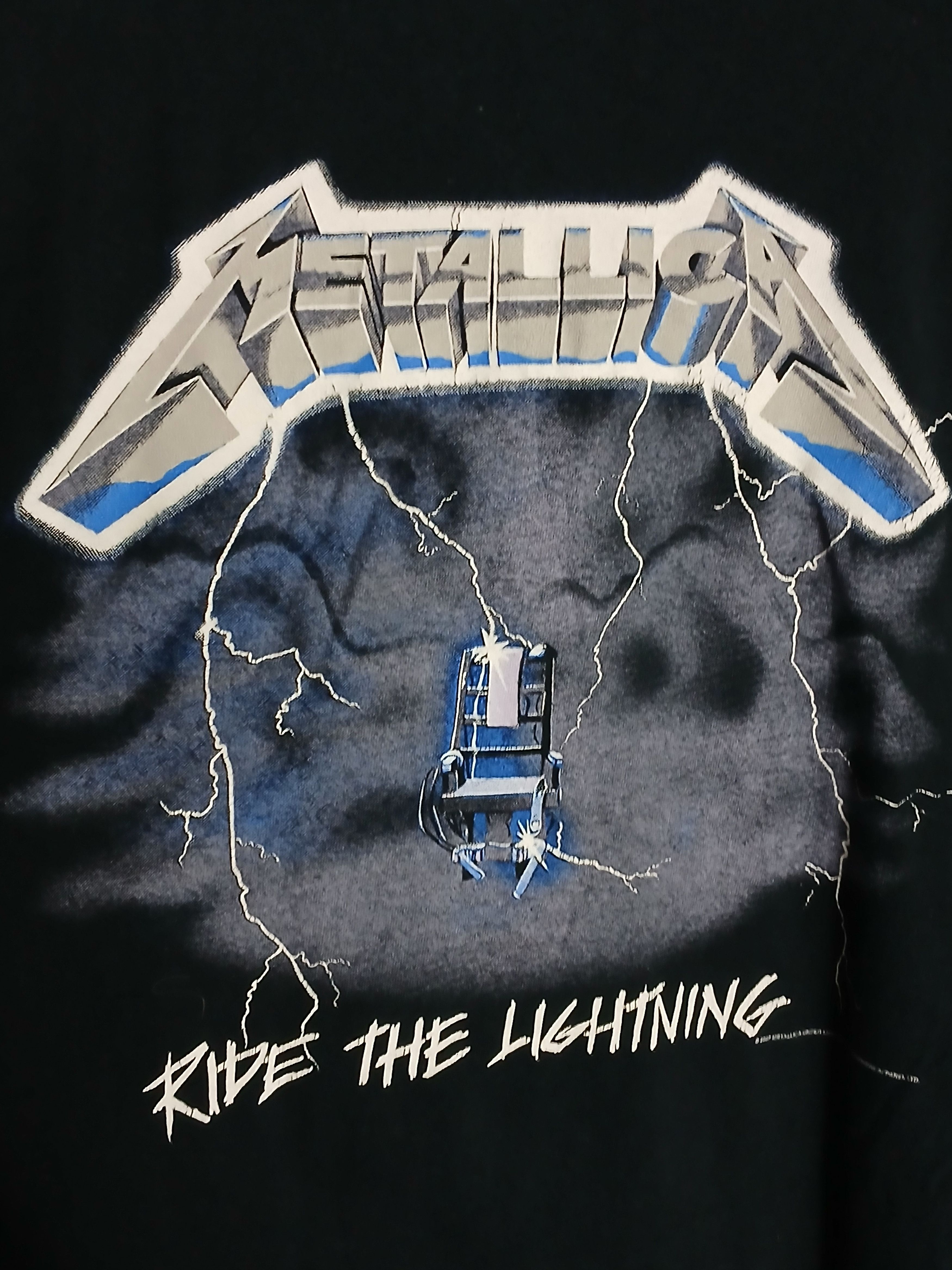 Band Tees × Metallica Metallica Ride The Lightning T-Shirt Size US M / EU 48-50 / 2 - 3 Thumbnail