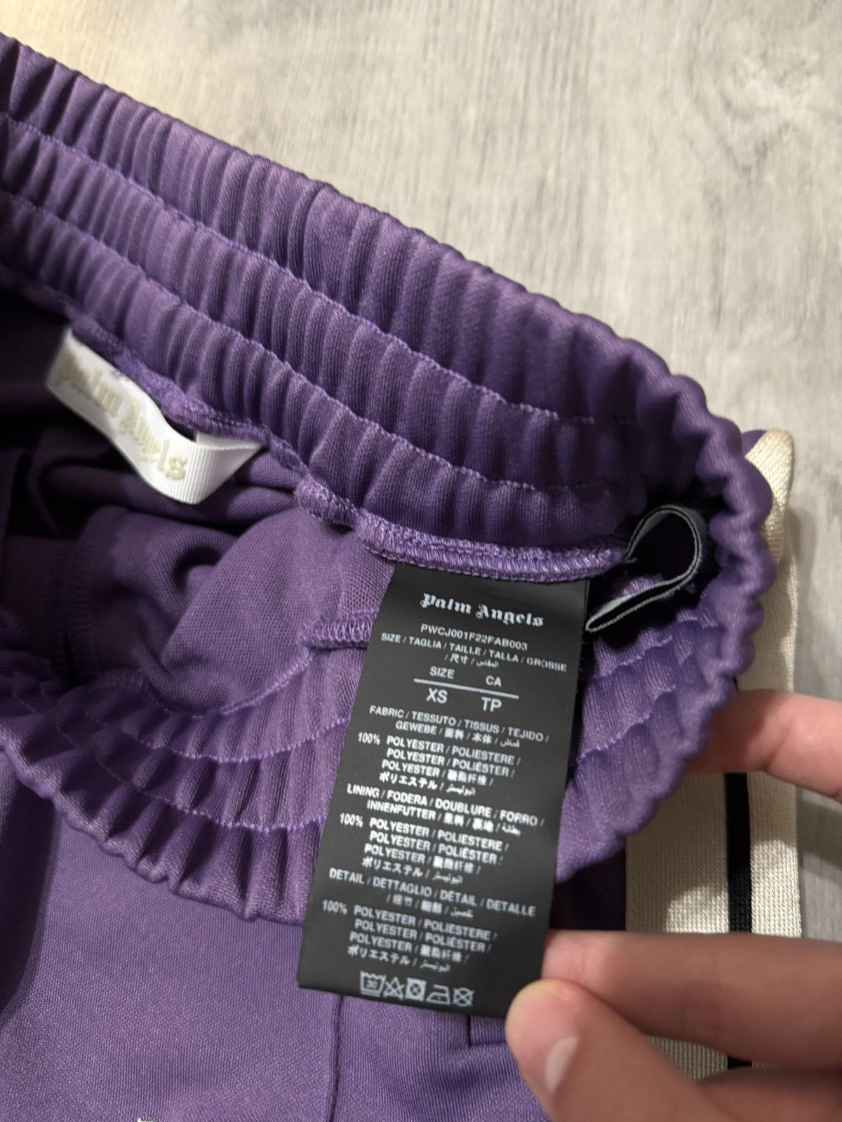 Palm Angels Palm Angels Pants Track Purple Size US 29 - 6 Thumbnail