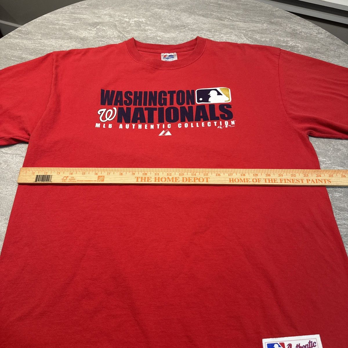 MLB × Majestic Vintage Y2K Washington Nationals MLB Majestic Shirt Size US XL / EU 56 / 4 - 6 Thumbnail