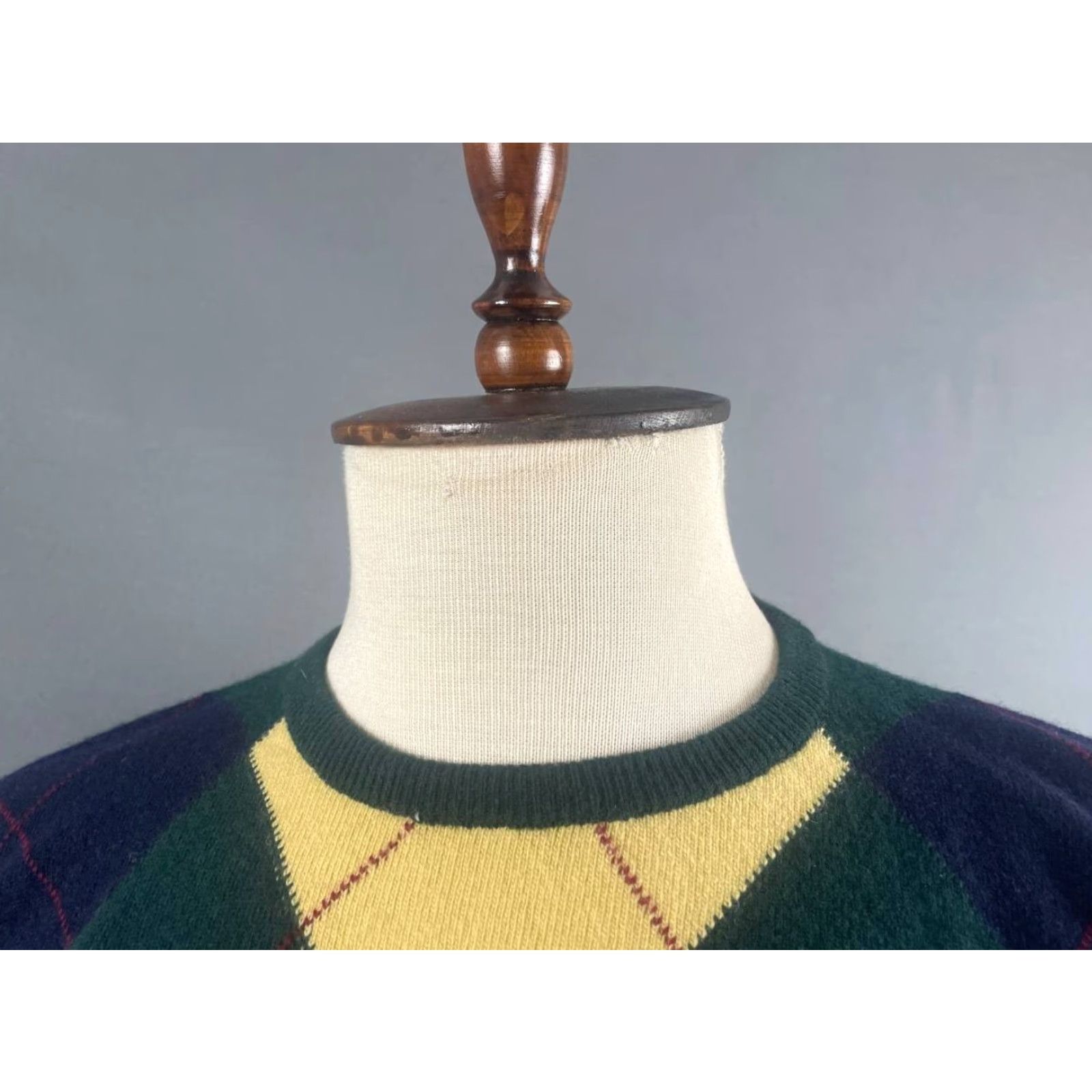 Pringle Of Scotland Pringle of Scotland Sweater Men Long Sleeve Argyle Lambswool Green Yellow Size S Crew Neck Pullover Casual Regular Knit Vintage: No Size US S / EU 44-46 / 1 - 4 Thumbnail