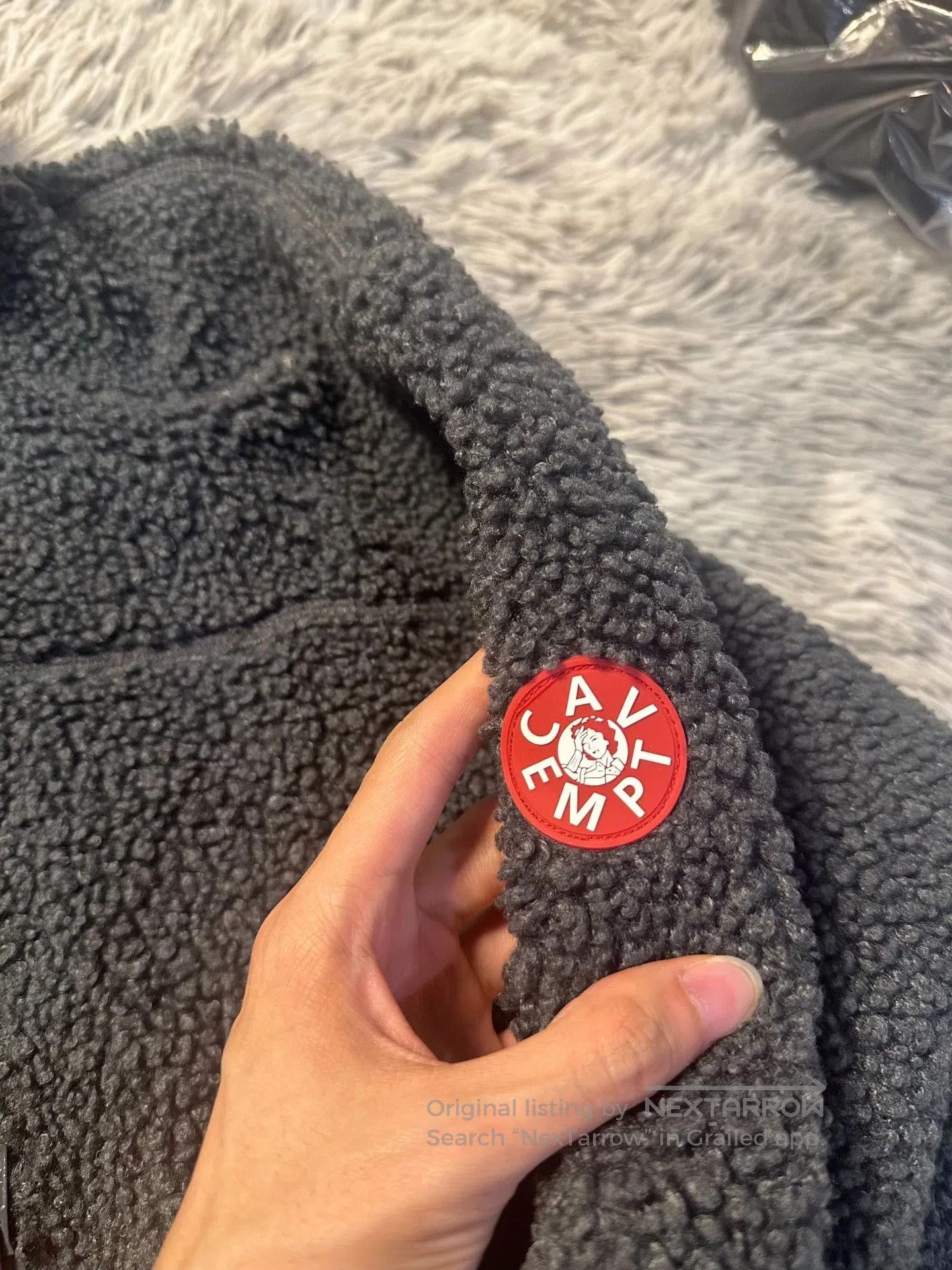 Cav Empt C.E/CAVEMPT 25AW Gray Fleece Jacket. Size US M / EU 48-50 / 2 - 3 Thumbnail