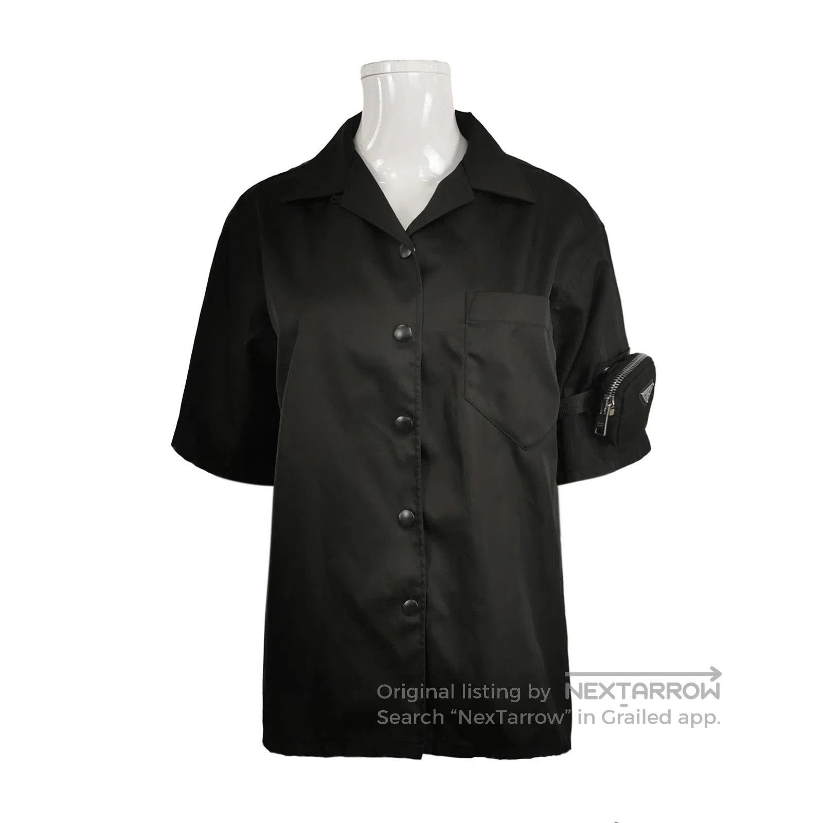 Prada Prada Short-Sleeve Button-Up Shirt for Style . Size US S / EU 44-46 / 1 - 1 Thumbnail