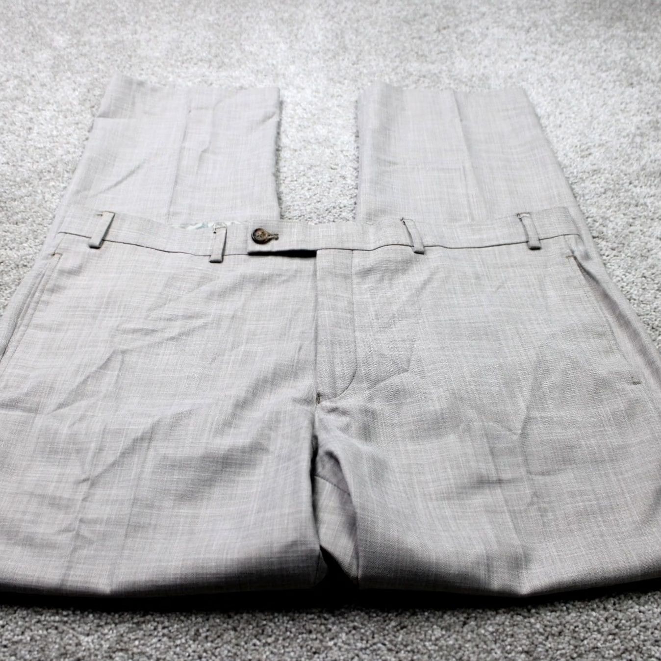 Ralph Lauren LAUREN Ralph Lauren Pants Mens 38x30 Beige Flat Front Polyester/Viscose Stretch Size US 38 / EU 54 - 2 Thumbnail
