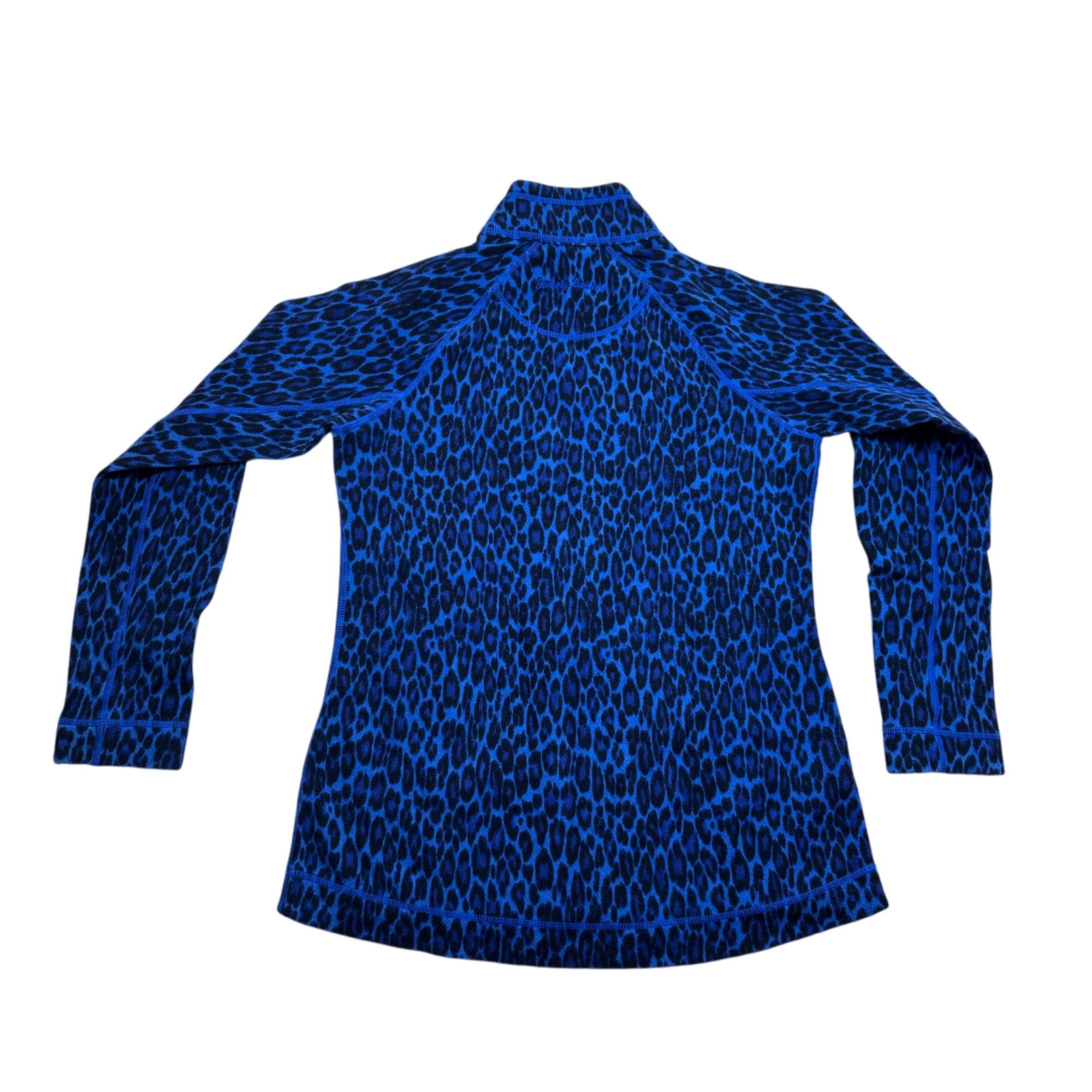 Tommy Bahama Tommy Bahama Women’s Blue Animal Print Full Zip Knit Jacket Size XS / US 0-2 / IT 36-38 - 5 Thumbnail