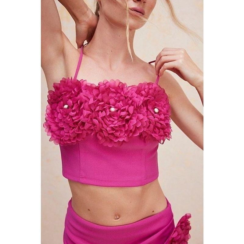 Free People New FREE PEOPLE Elliatt Prisca Set $395 MEDIUM Pink Size 30" / US 8 / IT 44 - 2 Thumbnail