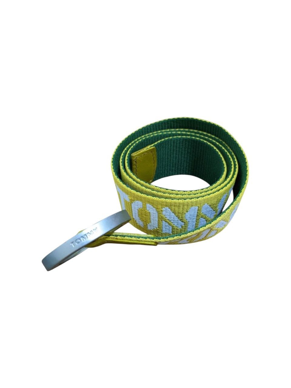 Tommy Hilfiger RUNWAY TOMMY NYC BLUE GREEN BUCKLE BELT Size ONE SIZE - 3 Thumbnail
