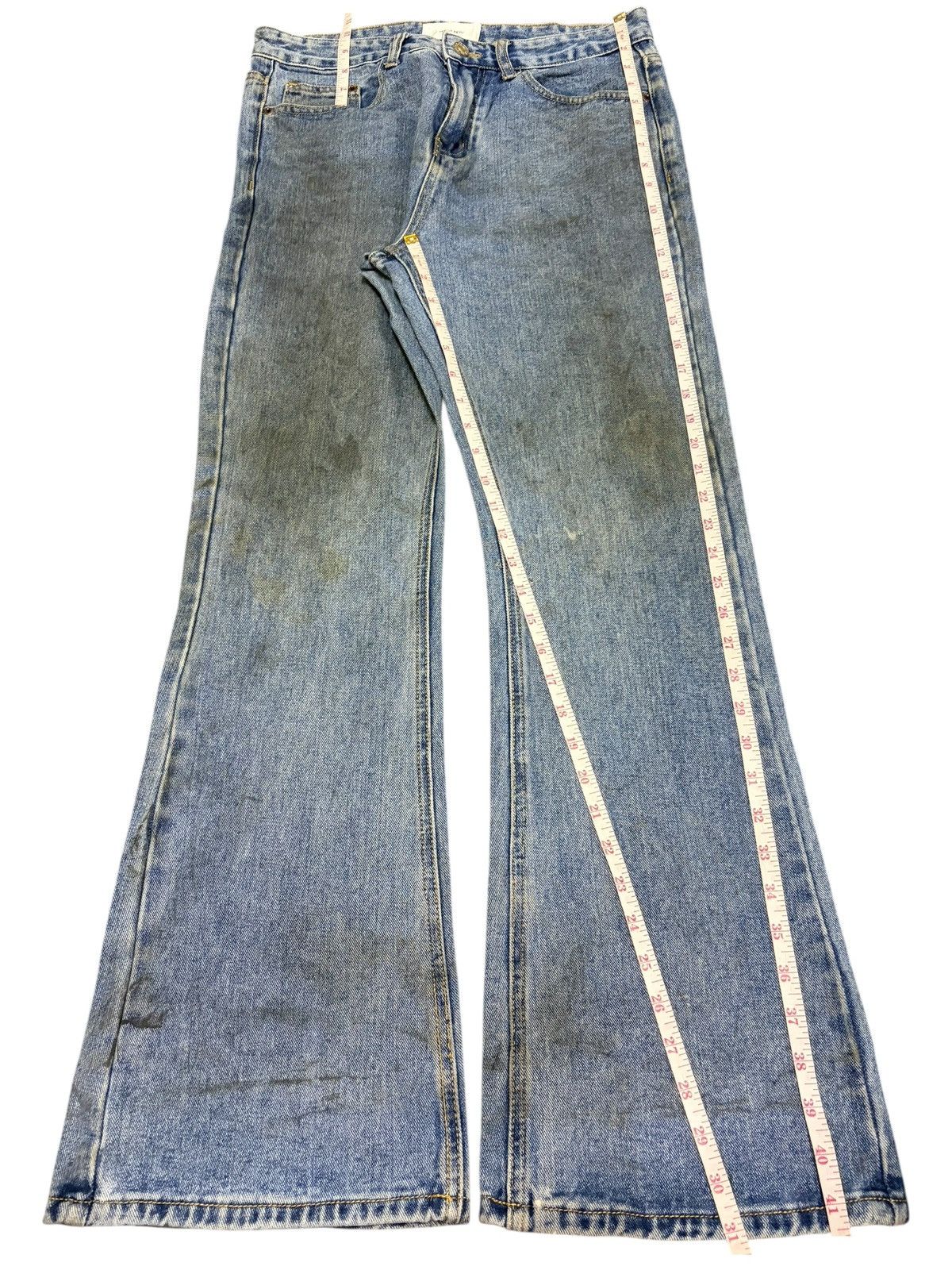 Wrangler Vintage Japanese Brand Dirtied Wash Flare Jeans Size US 31 - 7 Thumbnail