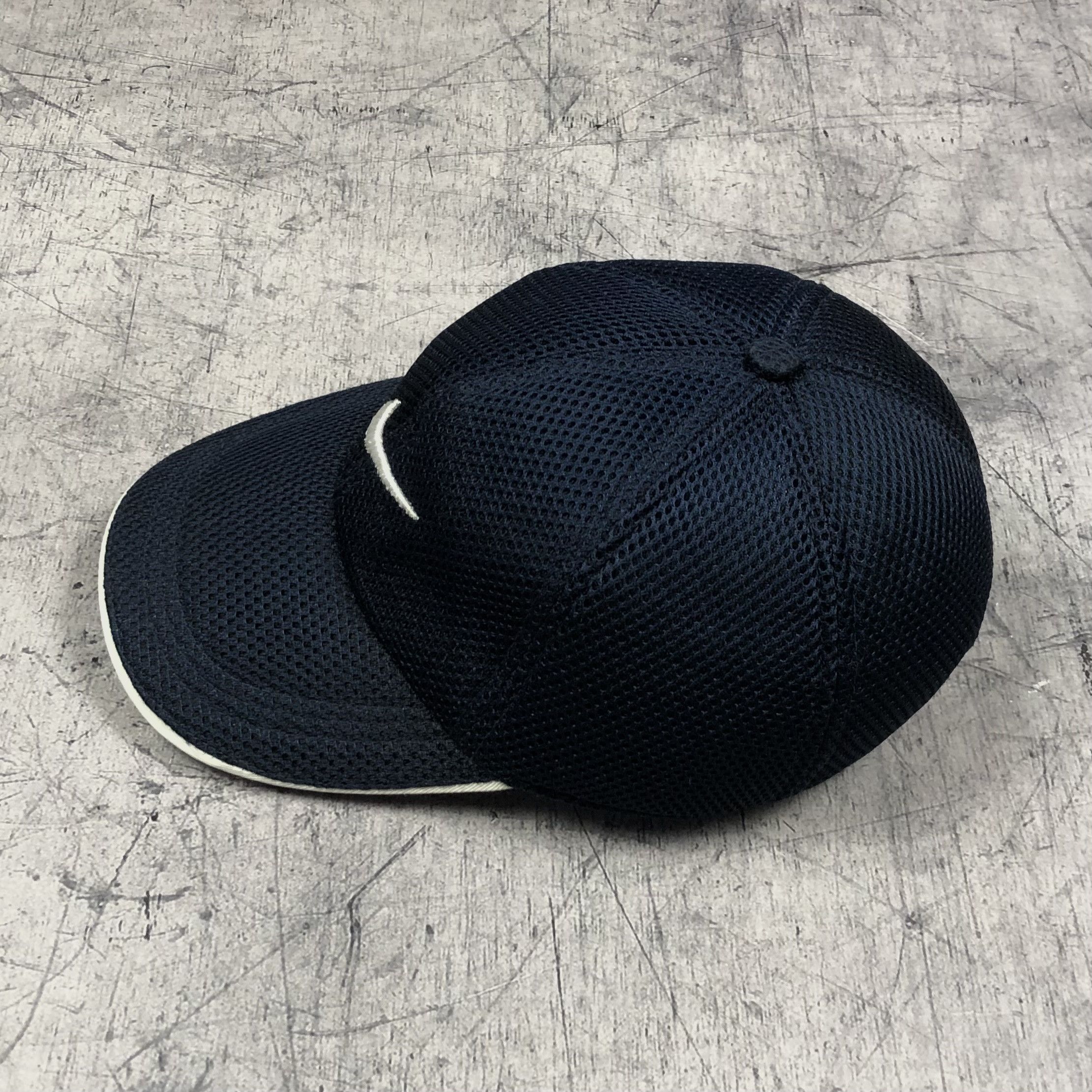 Nike 90s Vintage Nike Swoosh Mesh Cap Size ONE SIZE - 3 Thumbnail