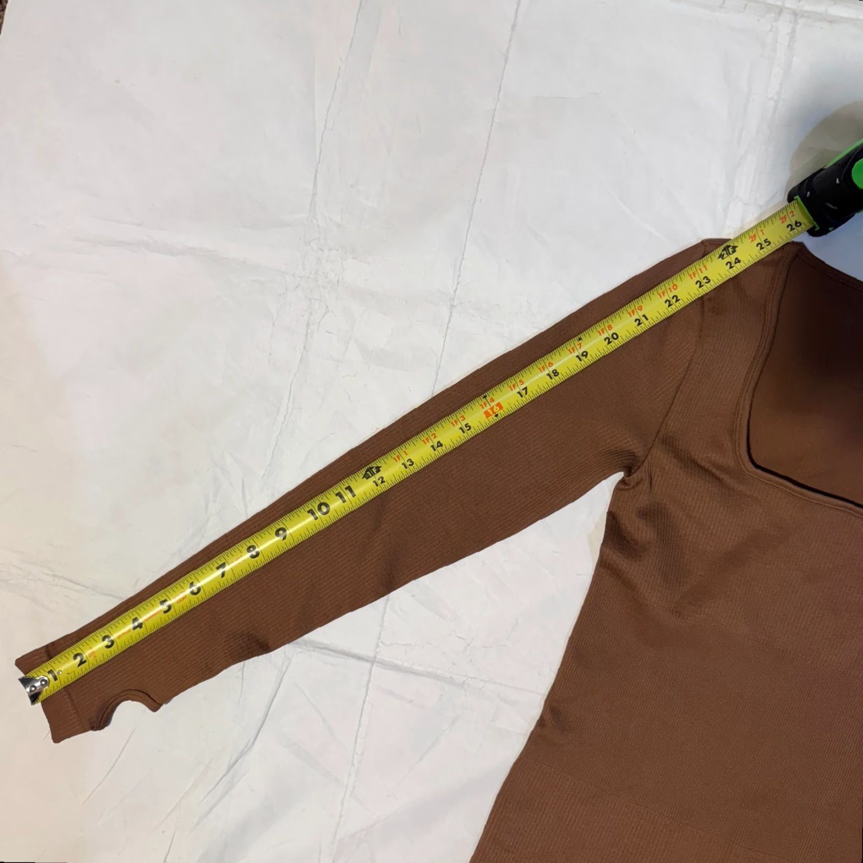 Vintage OQQ One-Piece Women Jumpsuit S Brown Long Sleeve Ribbed Square Neck Sport Activewear Casual Size S / US 4 / IT 40 - 8 Thumbnail