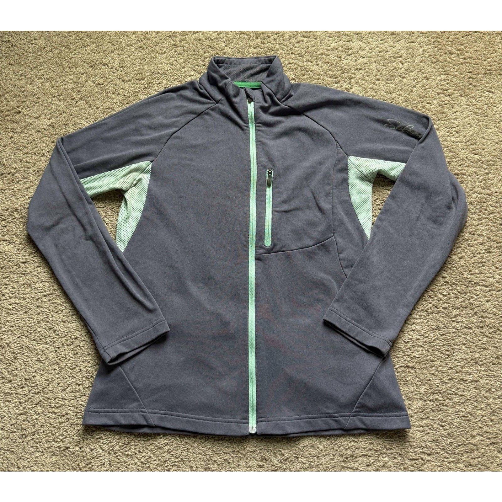 Salomon Salomon Jacket Medium Full Zip Long Sleeve Outdoors Pockets Size M / US 6-8 / IT 42-44 - 1 Thumbnail