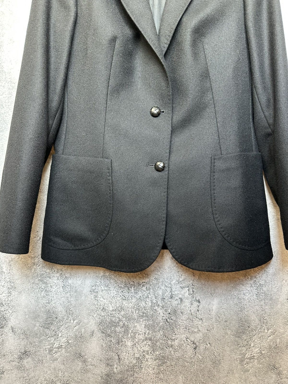 DAKS DAKS London Classic Tailored Wool Blazer 100% Pure Wool Size S / US 4 / IT 40 - 8 Thumbnail