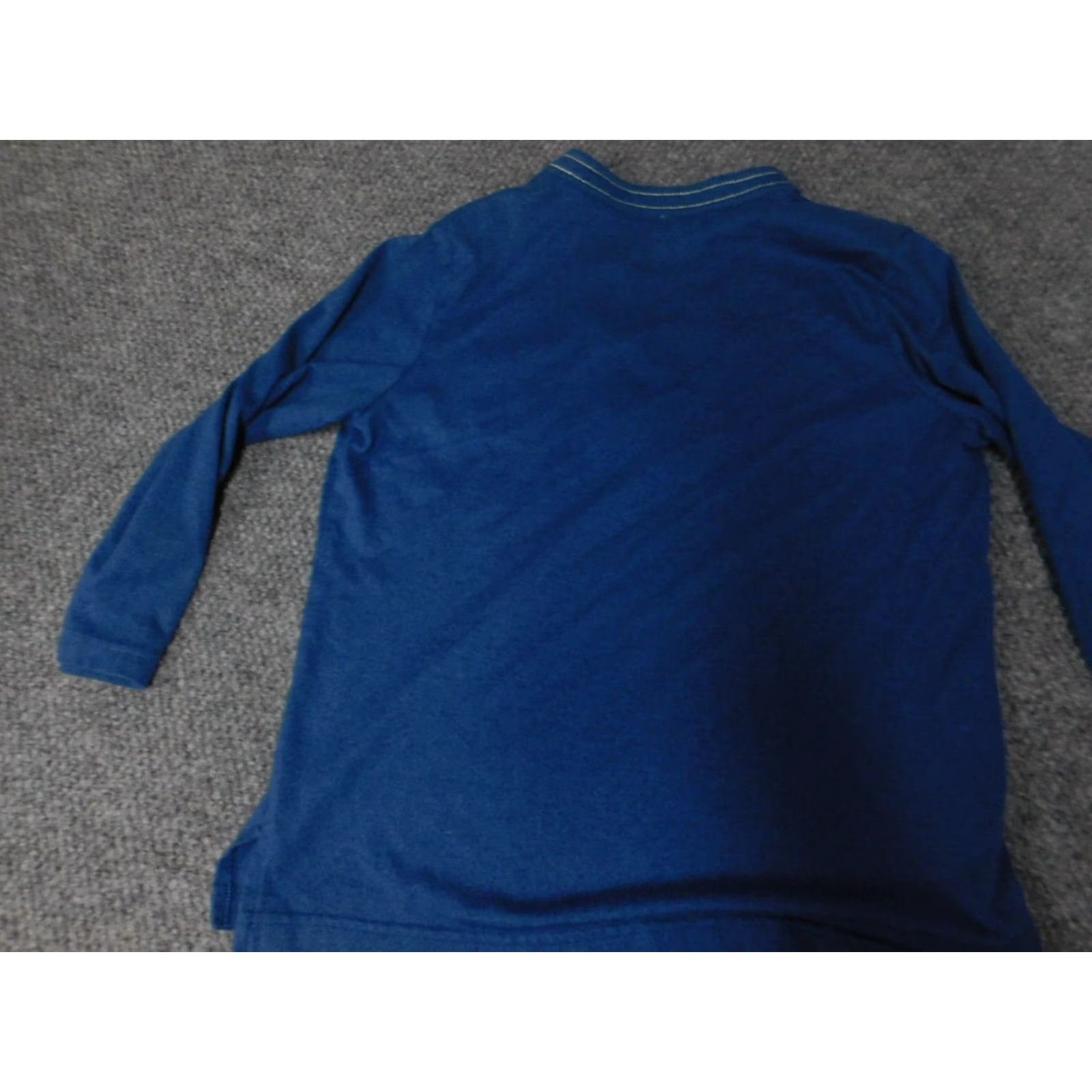 Vintage Cathy Daniels Blouse Womens M Blue Crew Neck Pullover Casual Long Sleeve Polyester Rayon Floral Button Classic Lightweight Size M / US 6-8 / IT 42-44 - 7 Thumbnail