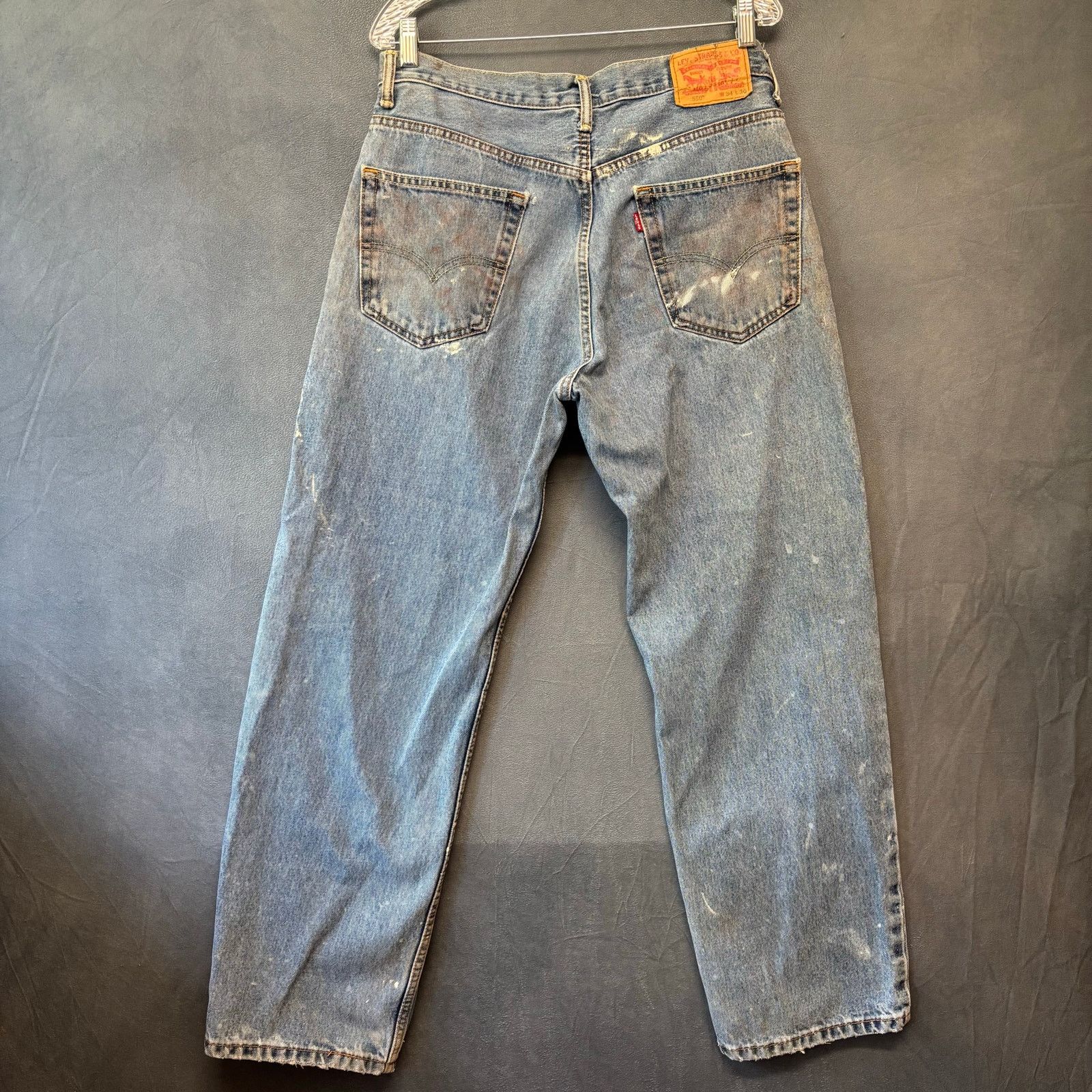 Levi's Thrashed Levi's 550 34x30 Paint Marks Skater Grunge Casual Size US 34 / EU 50 - 6 Thumbnail