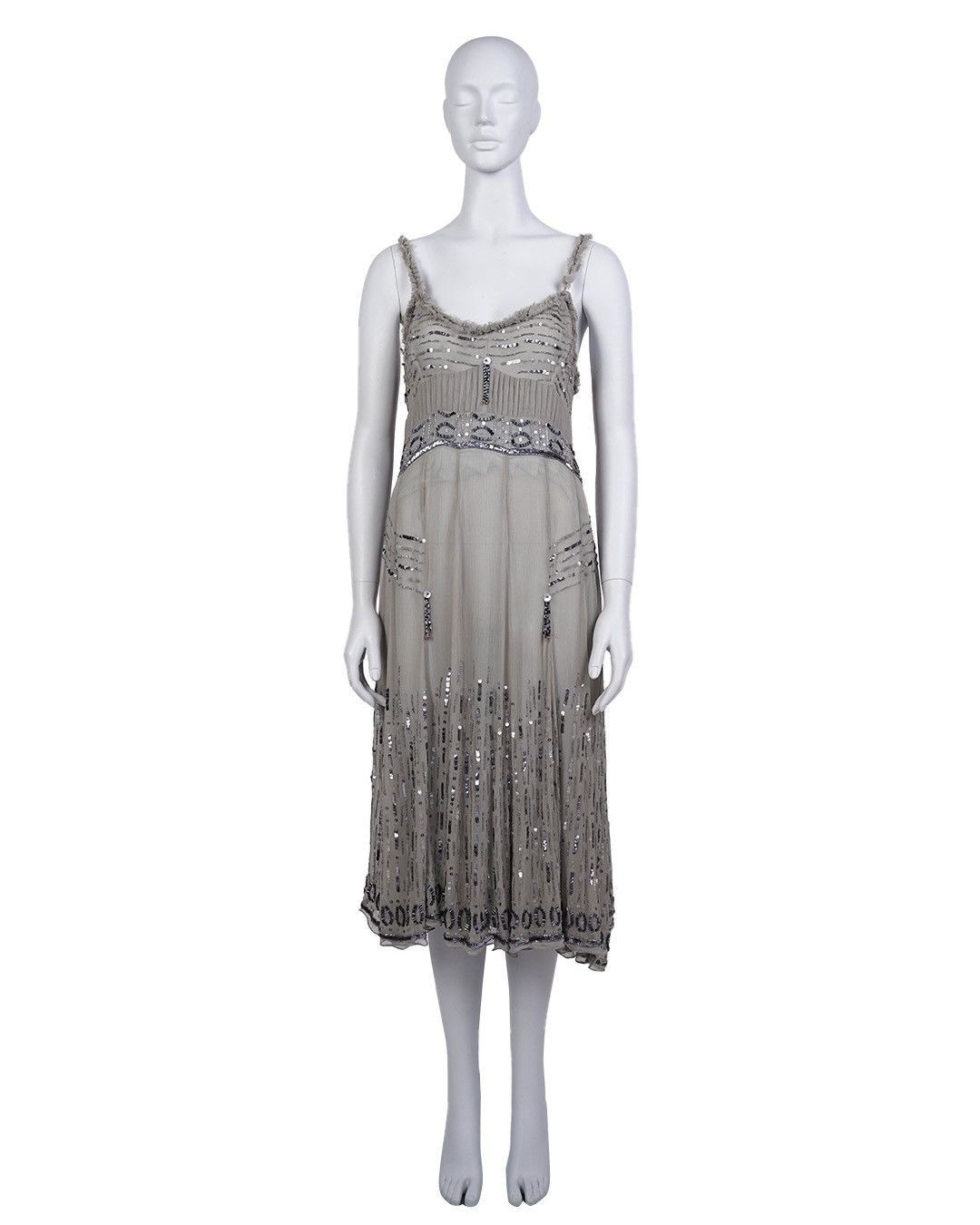 Just Cavalli Just Cavalli Beaded Silk Dress Size M / US 6-8 / IT 42-44 - 1 Thumbnail