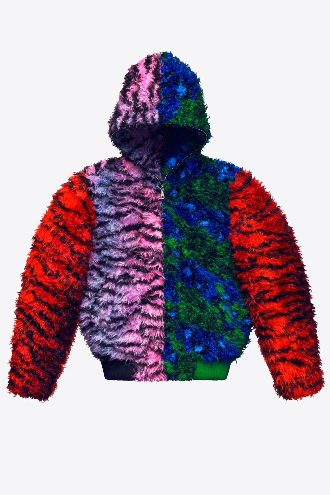 H&M × Kenzo Kenzo x H&M SS16 Full Zip Fur Tiger Fleece Hooded Jacket Size US S / EU 44-46 / 1 - 1 Thumbnail
