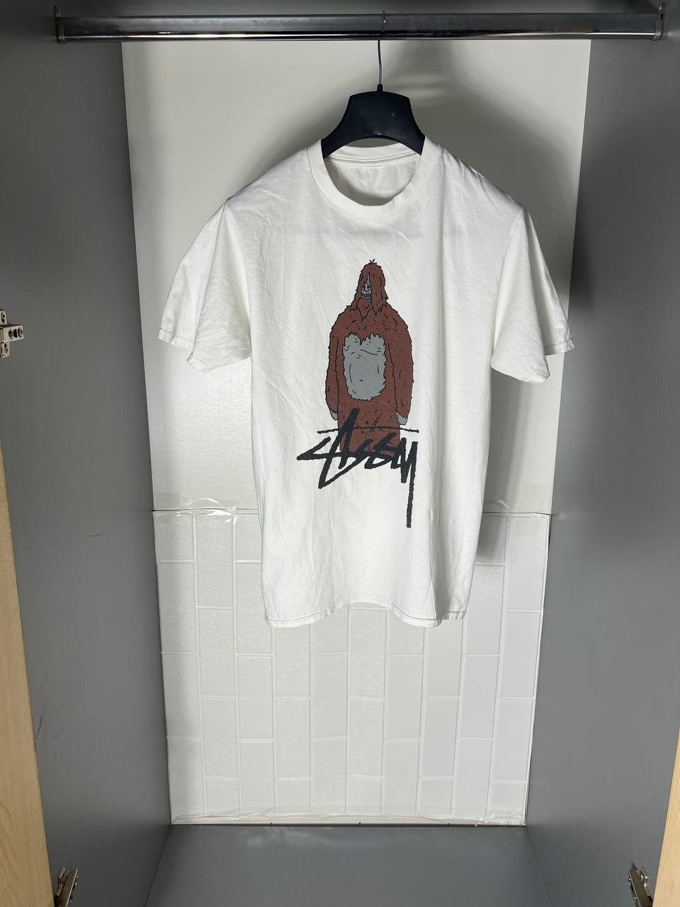 Vintage VERY RARE STUSSY ART PRINTED SKATEBOARD T-SHIRT Y2K 90s Size US S / EU 44-46 / 1 - 1 Thumbnail