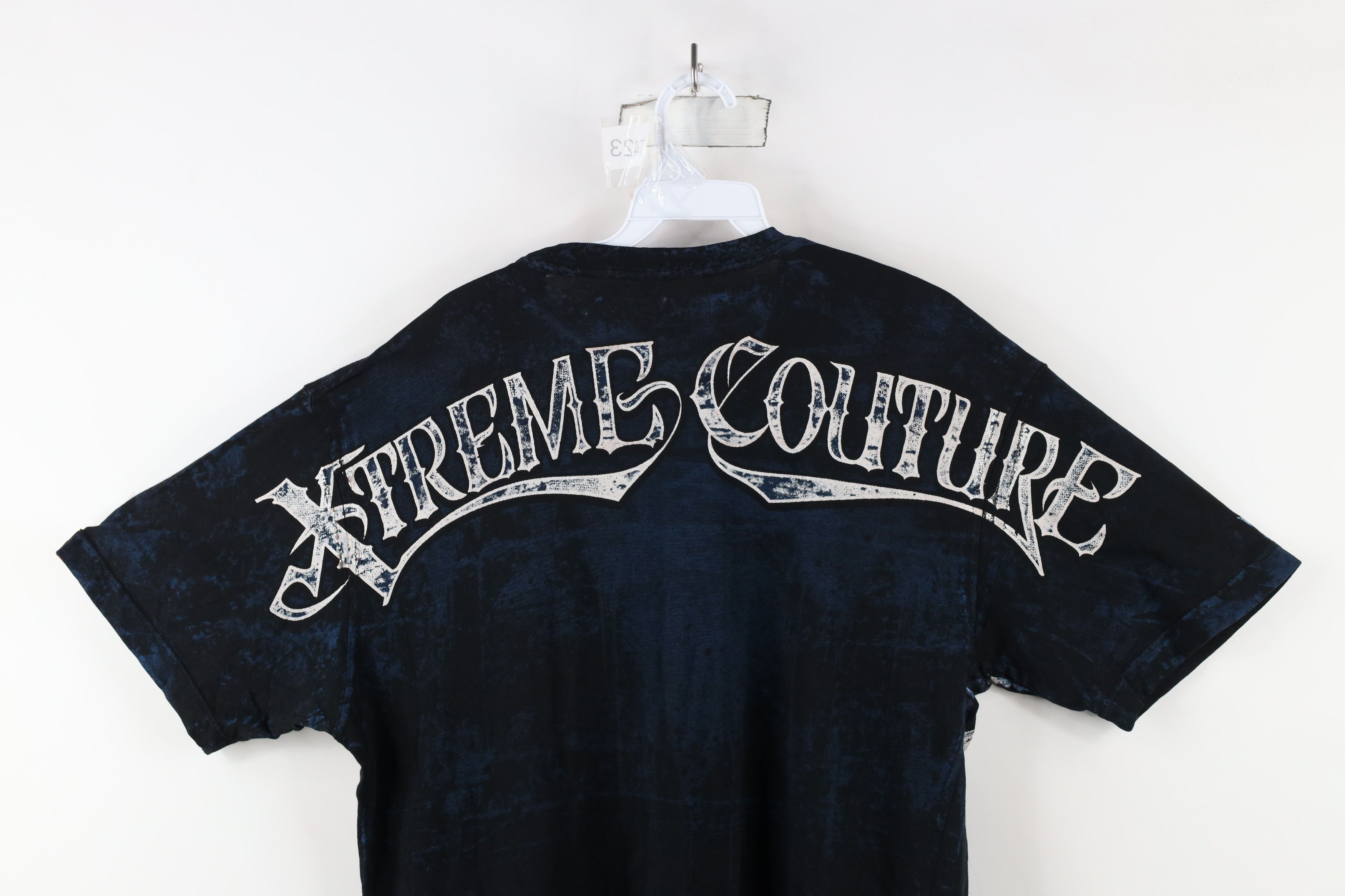 Vintage Vintage Y2K Streetwear Wing Tribal Acid Wash UFC MMA T-Shirt Size US L / EU 52-54 / 3 - 13 Thumbnail