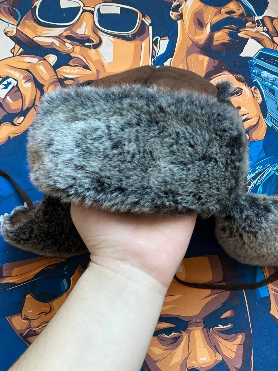 Japanese Brand × Vintage y2K Faux Ushanka Vintage Fuzzy Warm Trapper Cap Hat Size ONE SIZE - 3 Thumbnail