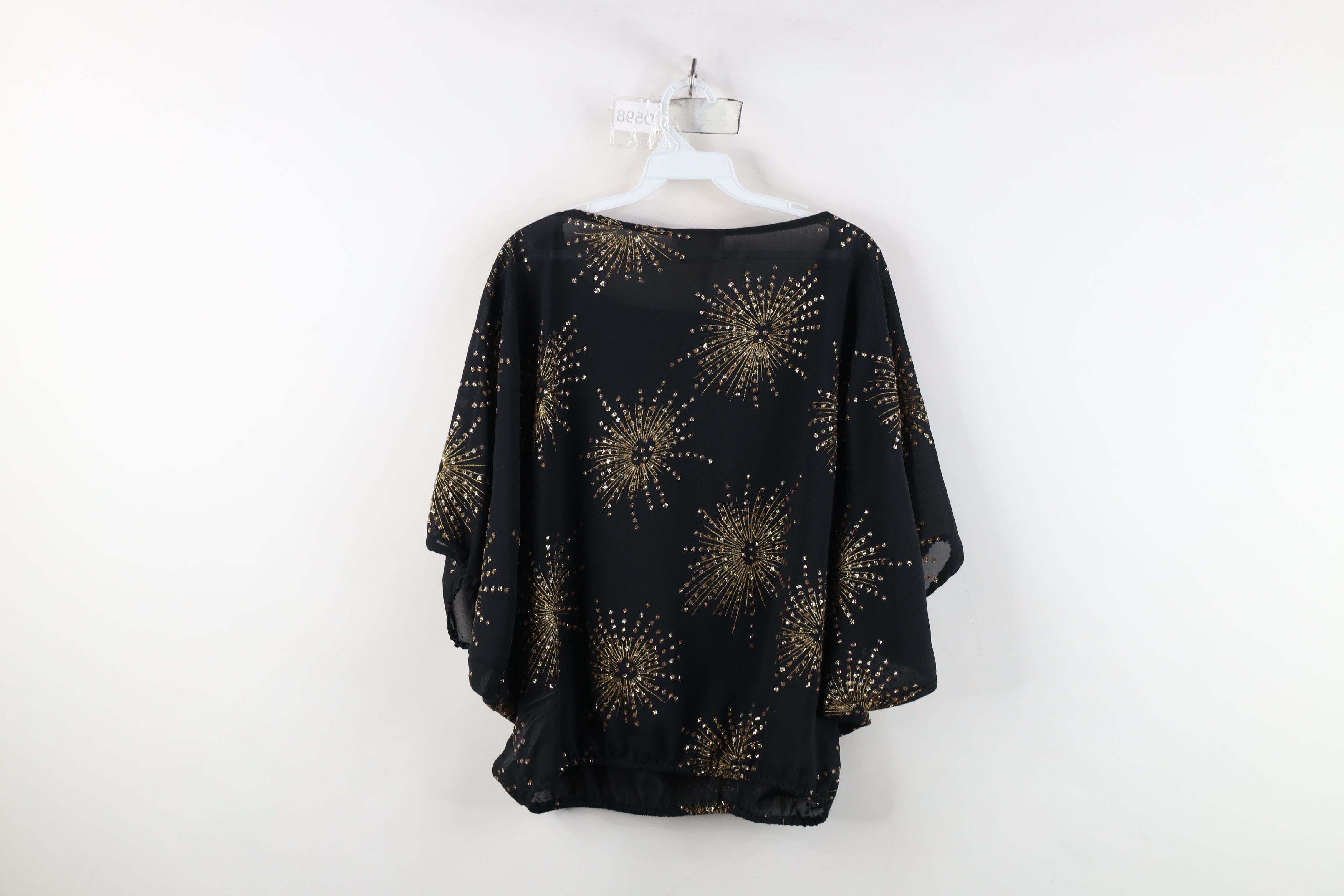 Vintage Vintage 80s Streetwear Dolman Sleeve Cropped T-Shirt USA Size XL / US 12-14 / IT 48-50 - 13 Thumbnail