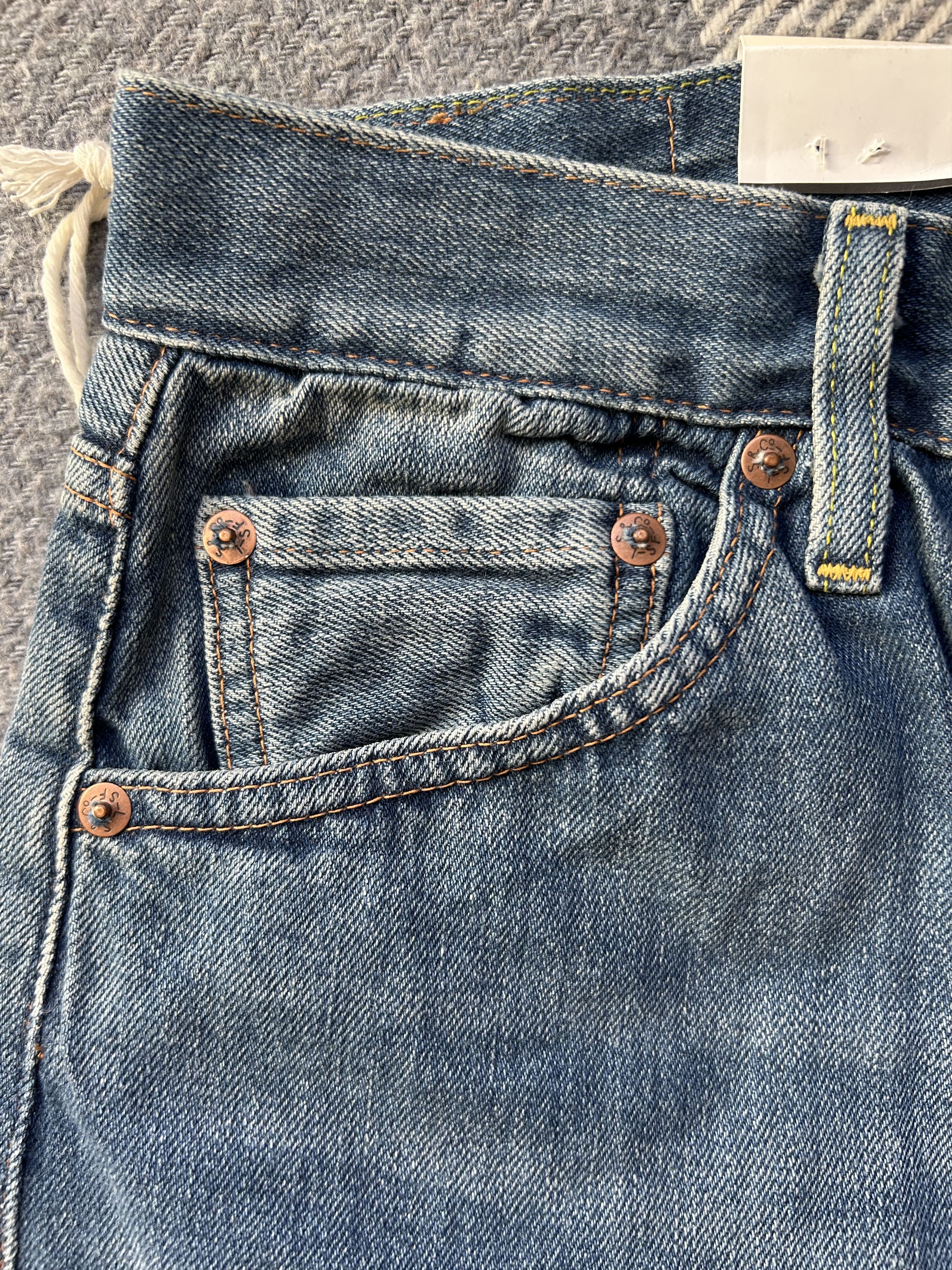 Levi's Vintage Clothing LVC 701 1950s Japanese Selvedge Denim — W28 L32 — NWT Size 28" / US 6 / IT 42 - 7 Thumbnail