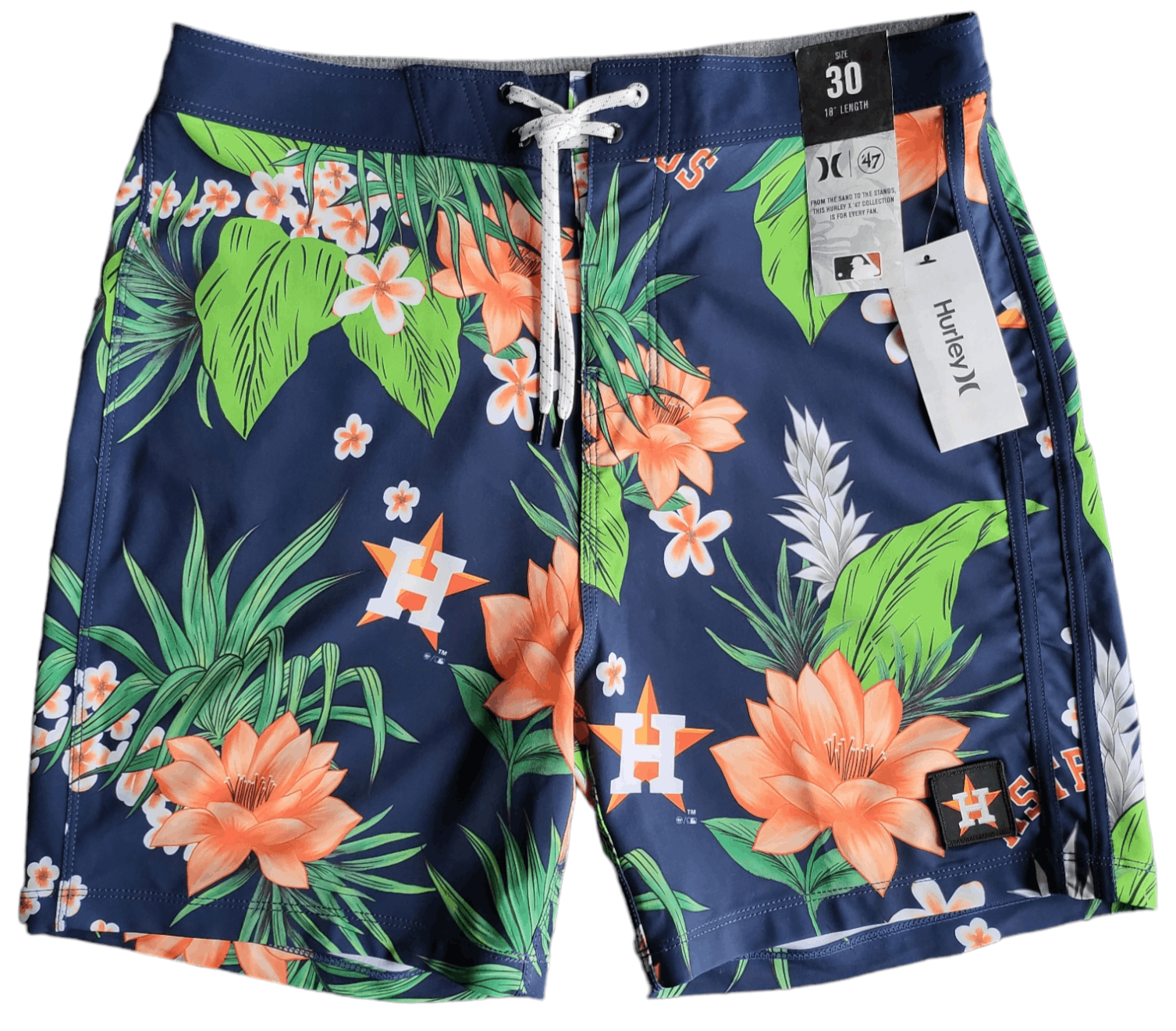 Hurley NWT Houston Astros Hurley x '47 Phantom Tailgate Swim Shorts Size US 30 / EU 46 - 1 Thumbnail