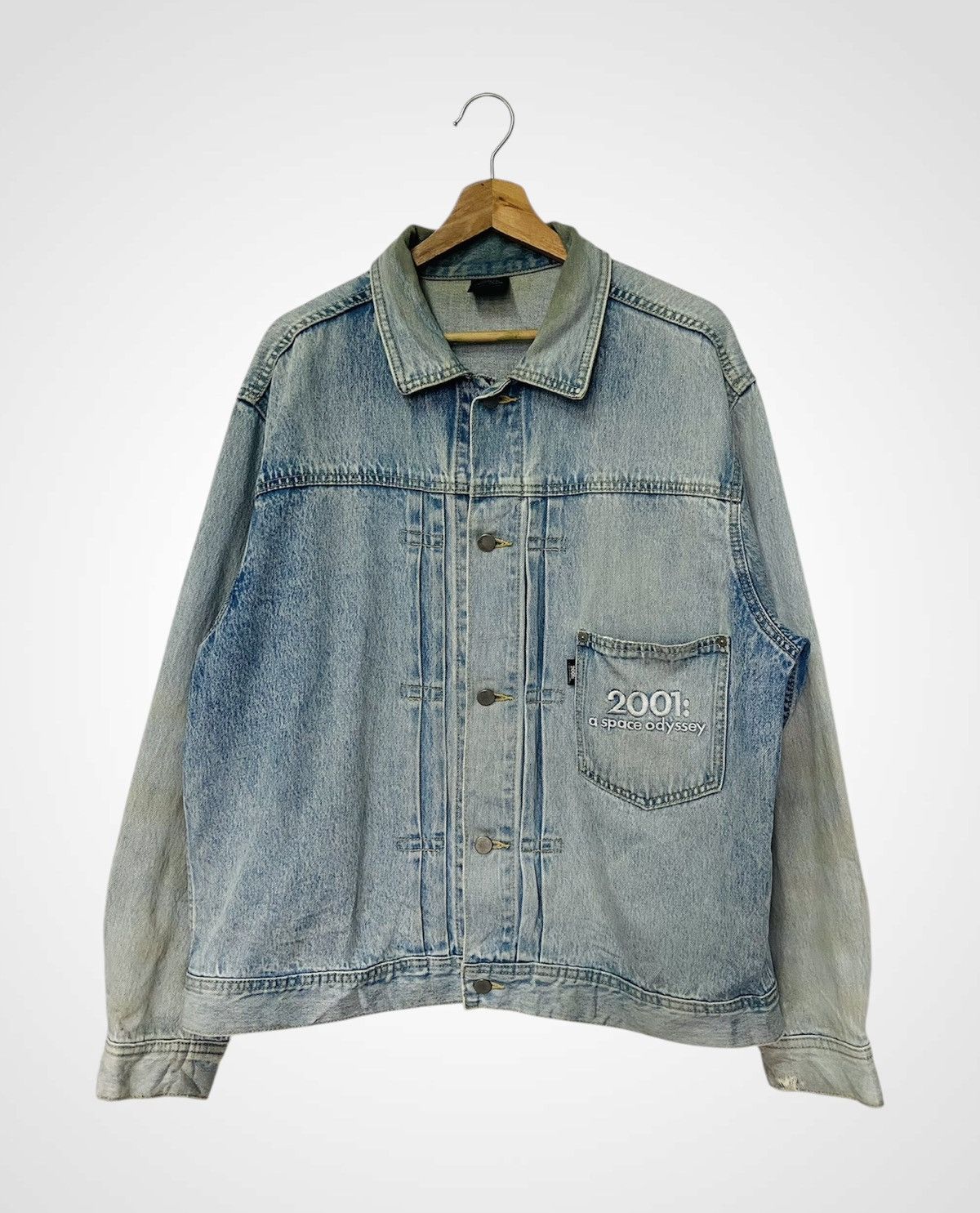 Anime × GU 2001 : A Space Odyssey X GU Denim Jacket Size US L / EU 52-54 / 3 - 2 Thumbnail