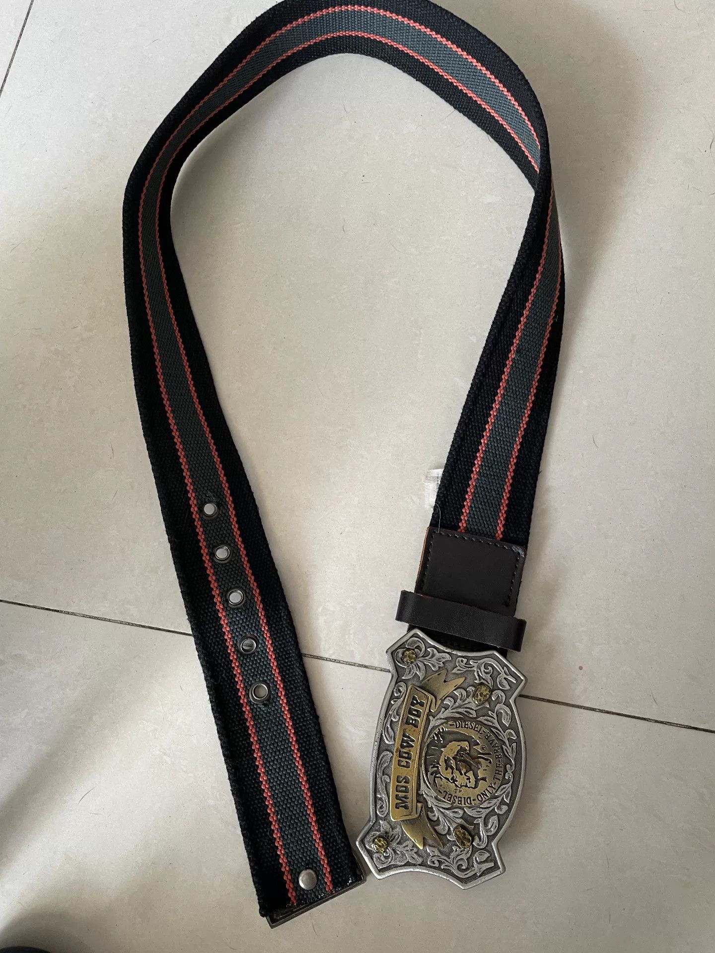 Diesel vintage diesel metal buckle waist belt Size ONE SIZE - 1 Thumbnail