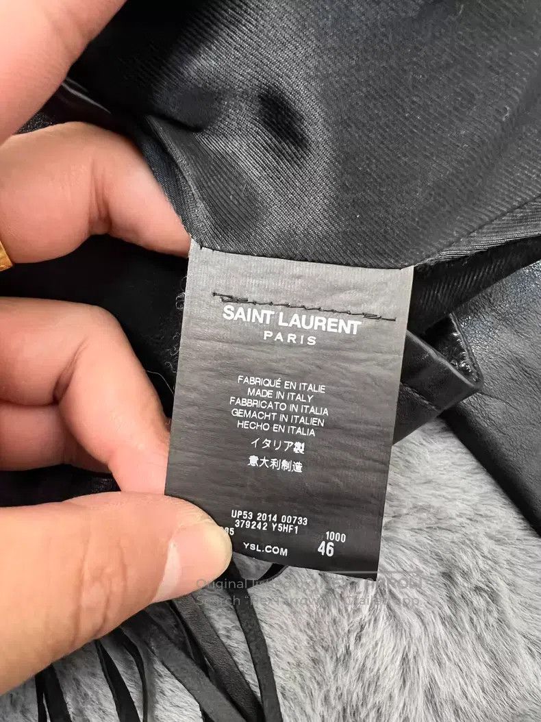 Saint Laurent Paris Saint Laurent Paris Motorcycle Leather Jacket Size US S / EU 44-46 / 1 - 6 Thumbnail
