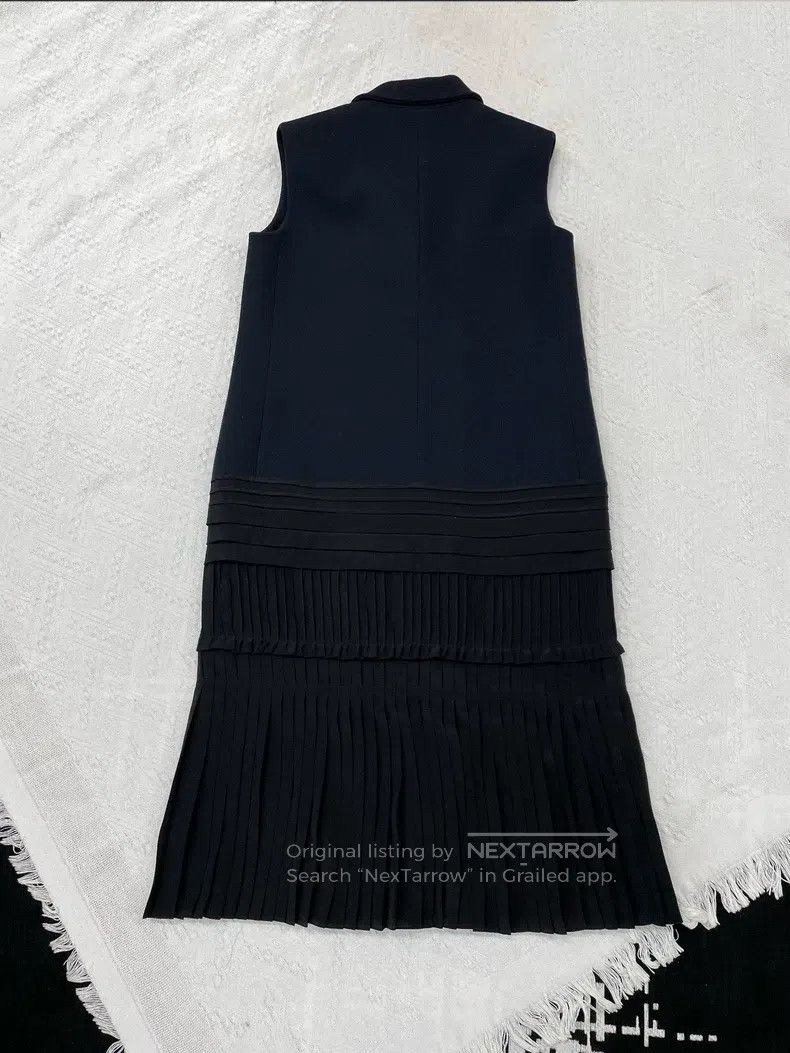 Dior Dior Dark blue suit vest stitching dress Size XXS / US 00 / IT 34 - 2 Thumbnail