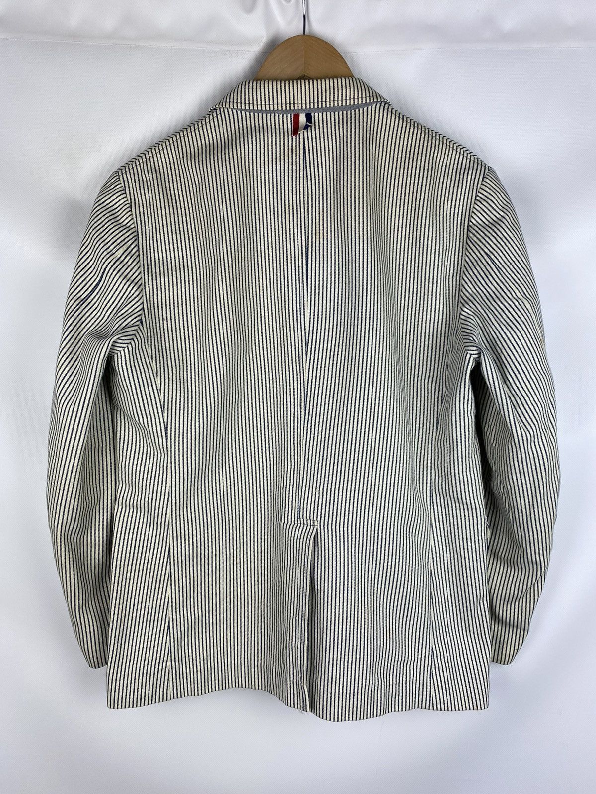 Thom Browne Thom Browne Men’s Striped Blazer Jacket Sport Coat Size 40 Size 40R - 16 Thumbnail