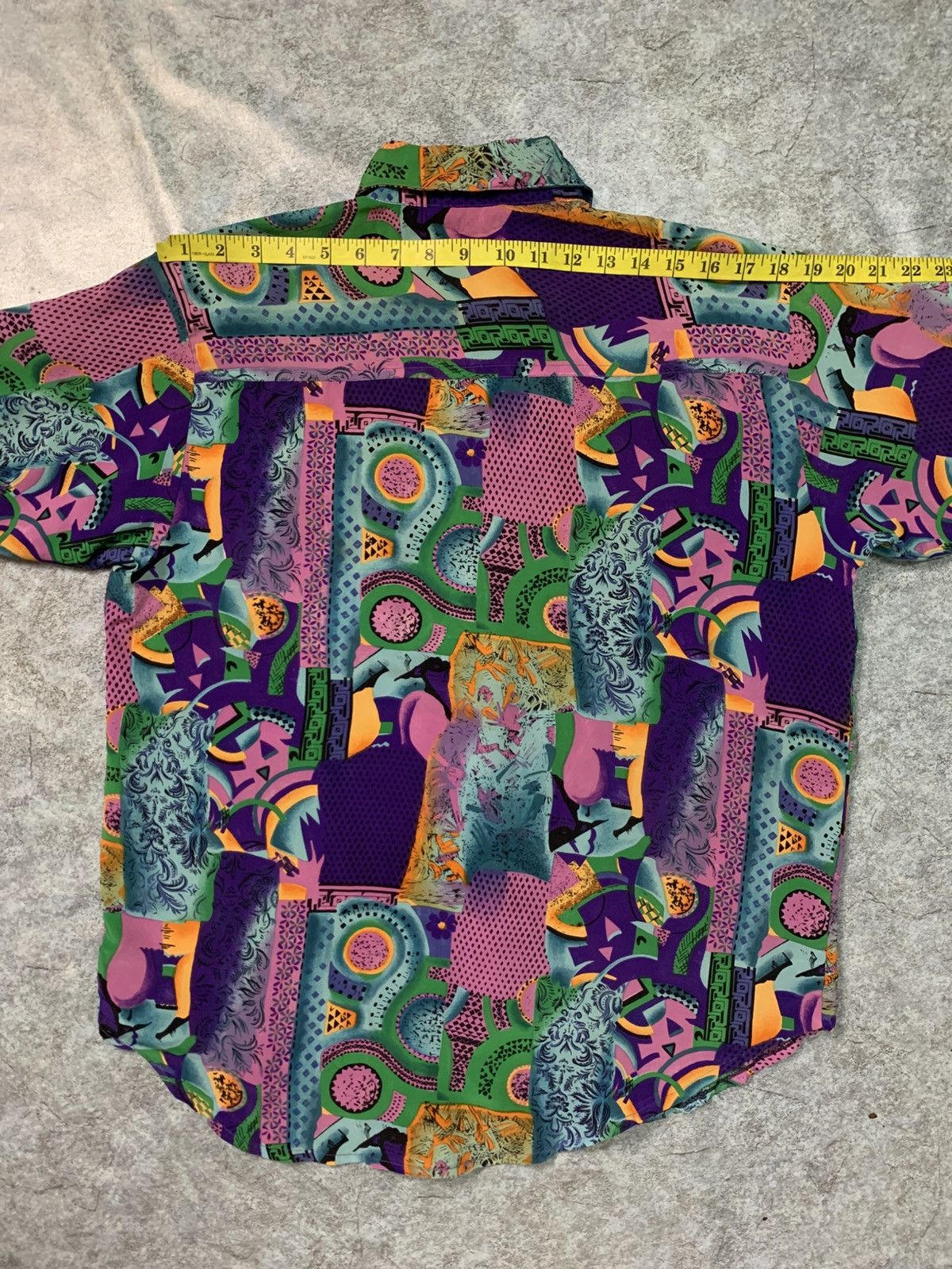 Other Rare Design Vintage Short Sleeve Blouse Size M / US 6-8 / IT 42-44 - 7 Thumbnail