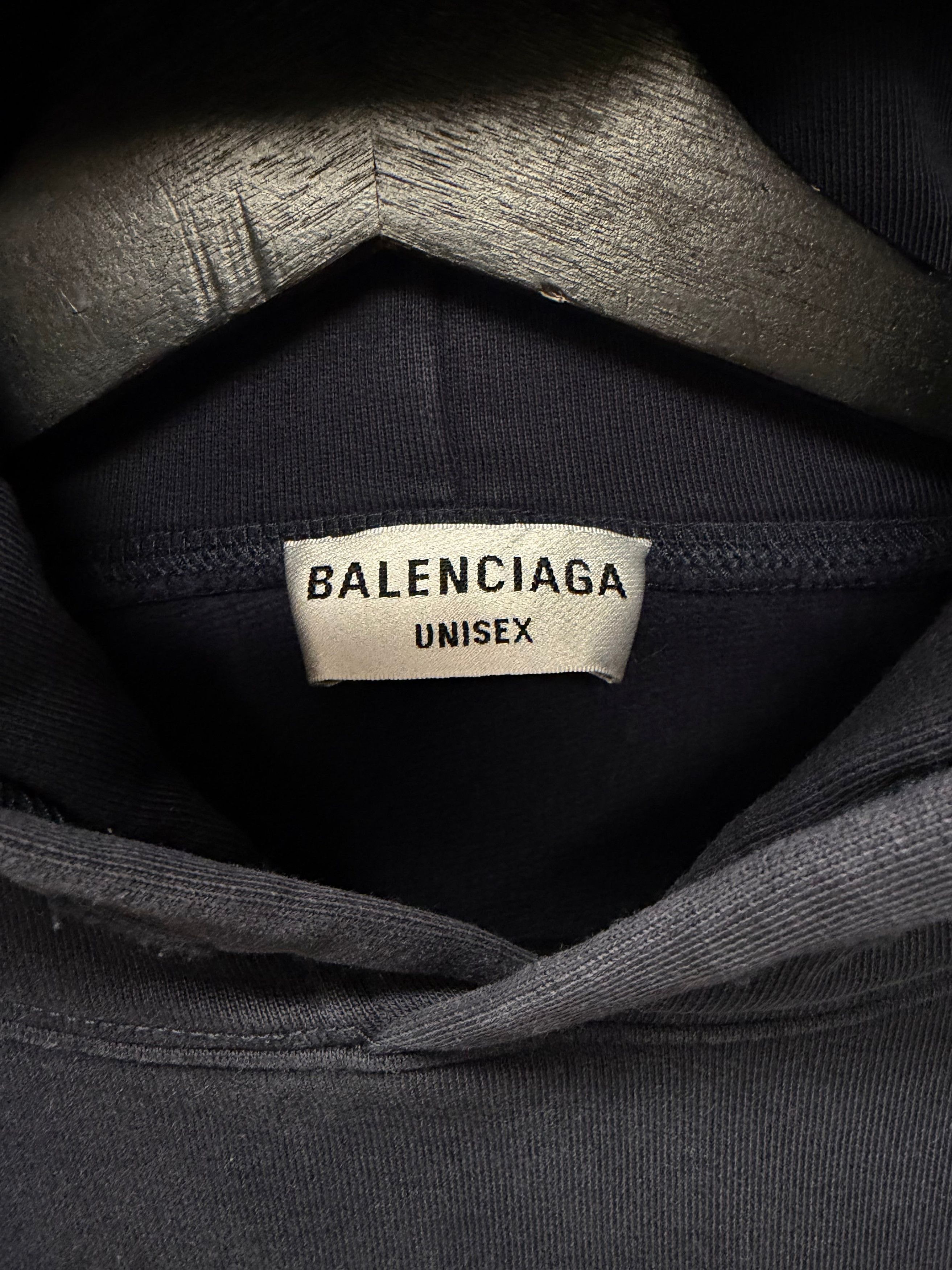 Balenciaga 2021 Balenciaga ‘New York’ Collegiate Embroidered Logo Hoodie Size US M / EU 48-50 / 2 - 3 Thumbnail