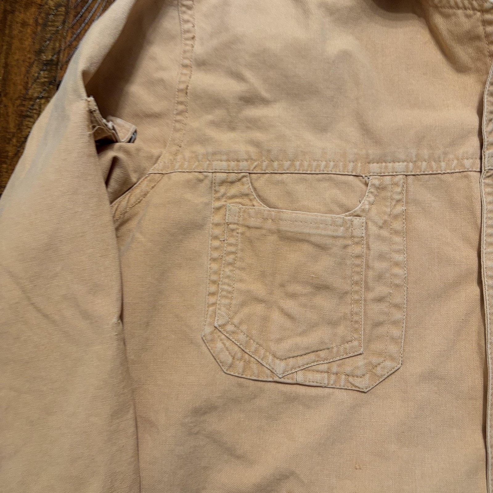 Vintage Duncans Jacket 50 Beige Cotton Canvas Workwear Chore Field Size US M / EU 48-50 / 2 - 6 Thumbnail