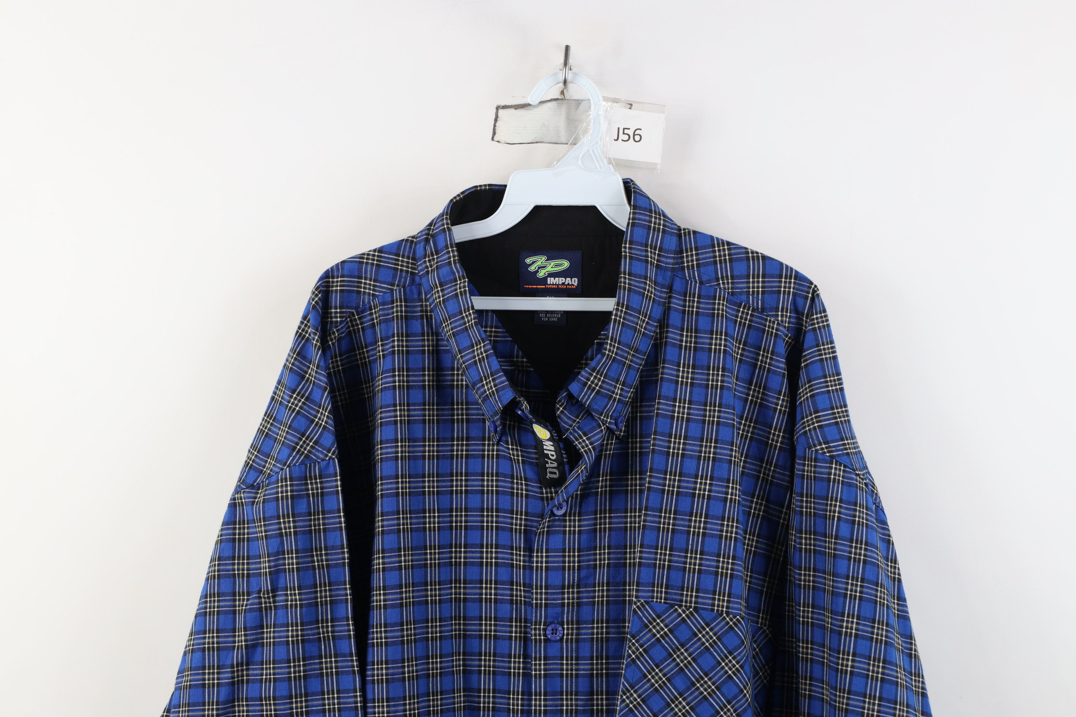 Vintage Vintage 90s Y2K Streetwear Pocket Collared Button Down Shirt Size US XXL / EU 58 / 5 - 2 Thumbnail