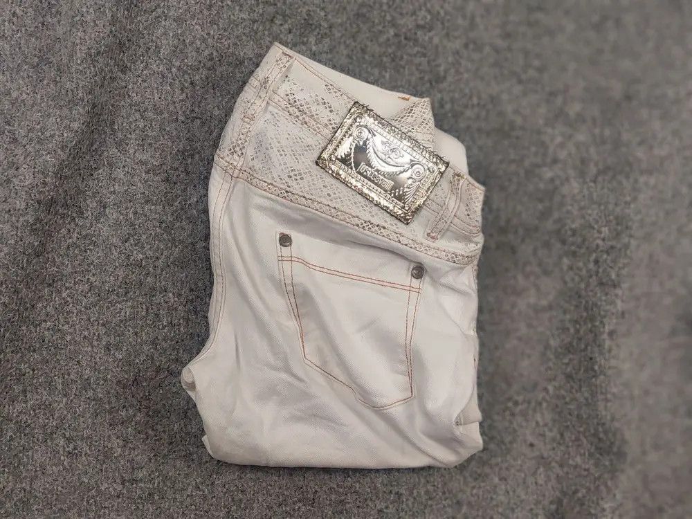 Just Cavalli Just Cavalli Vintage Jeans gold python cut Raf Style Rick ...