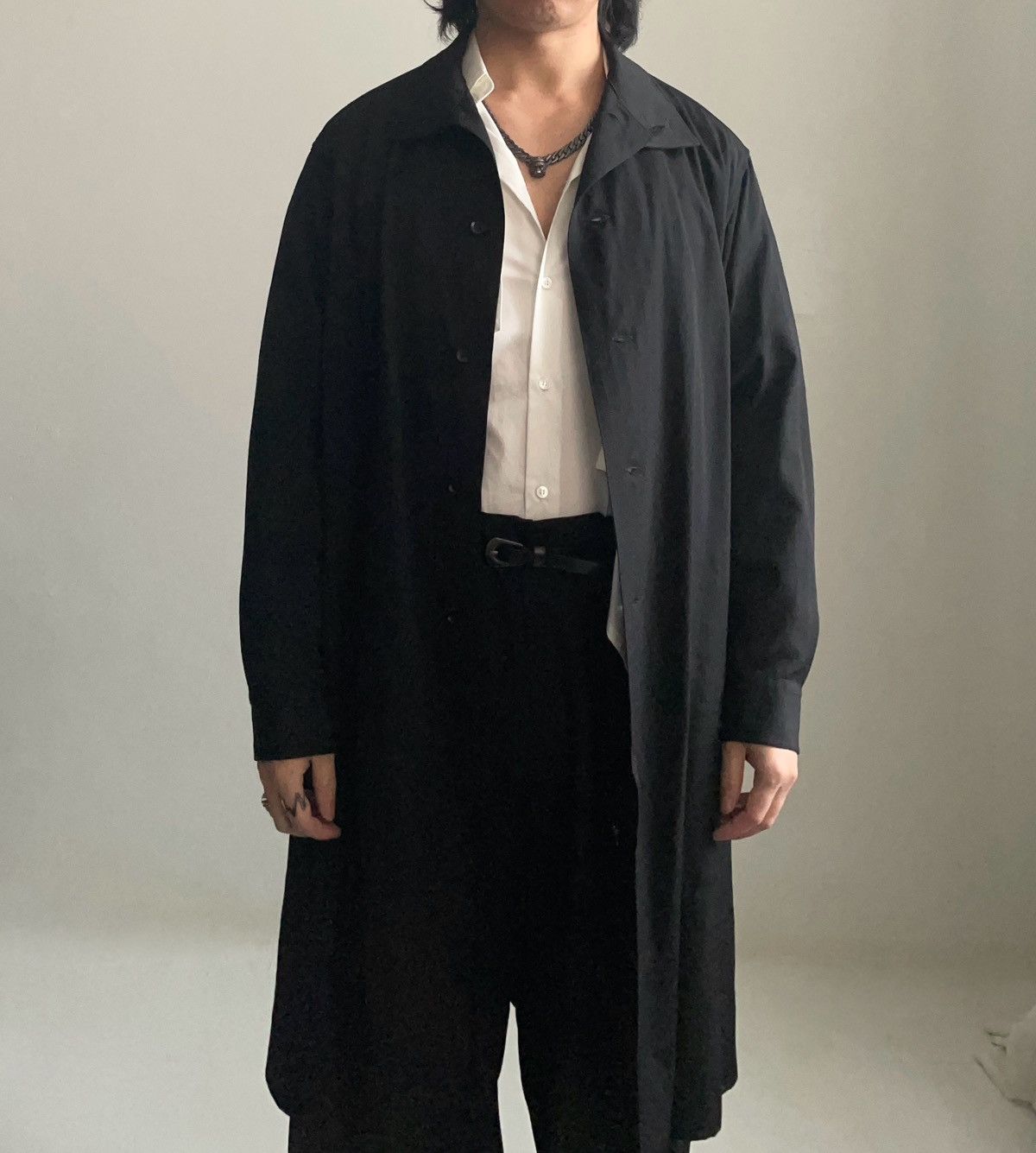 Yohji Yamamoto Wool gabardine shirt jacket Size US S / EU 44-46 / 1 - 6 Thumbnail
