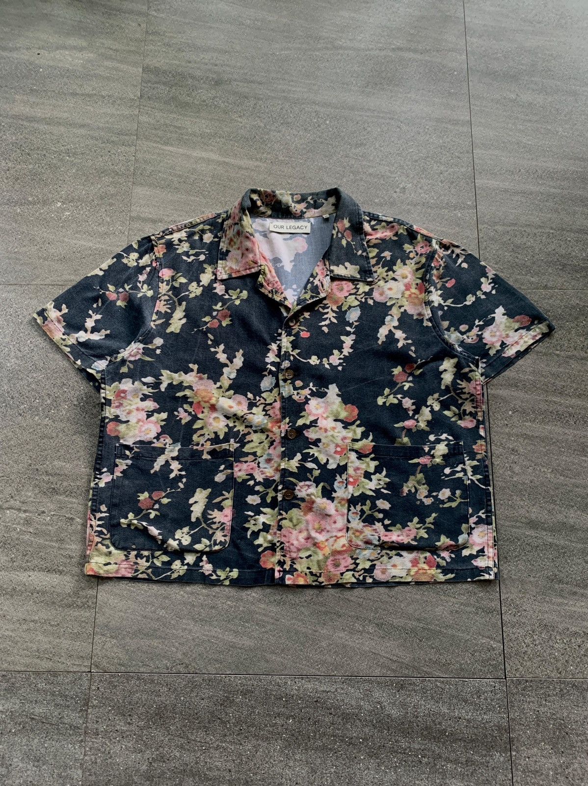 Our Legacy FREE TAX! Elder Floral Open Collar Shirt Size US M / EU 48-50 / 2 - 2 Thumbnail