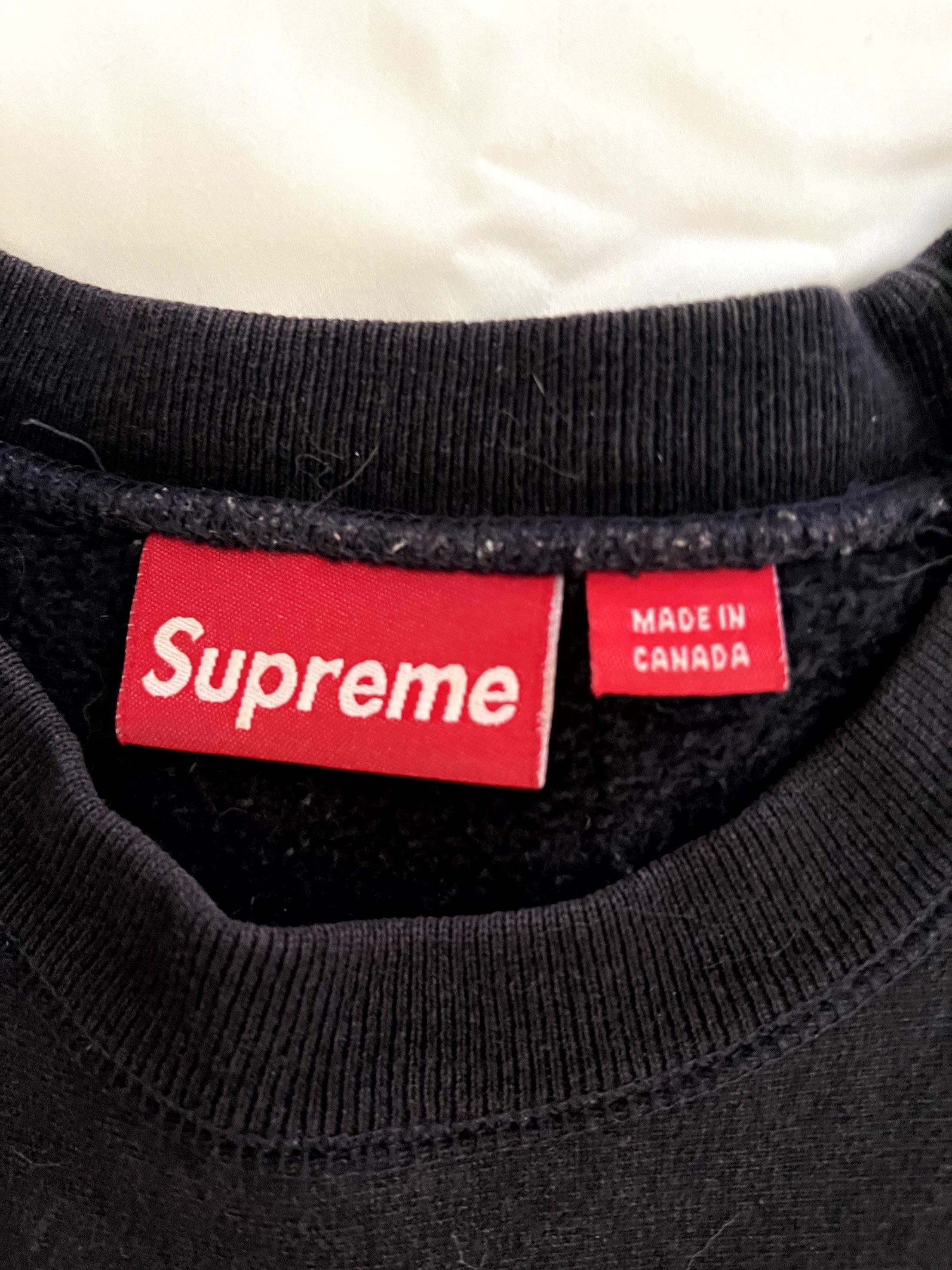 Supreme 2003 Navy Box Logo Crewneck Size US M / EU 48-50 / 2 - 3 Thumbnail