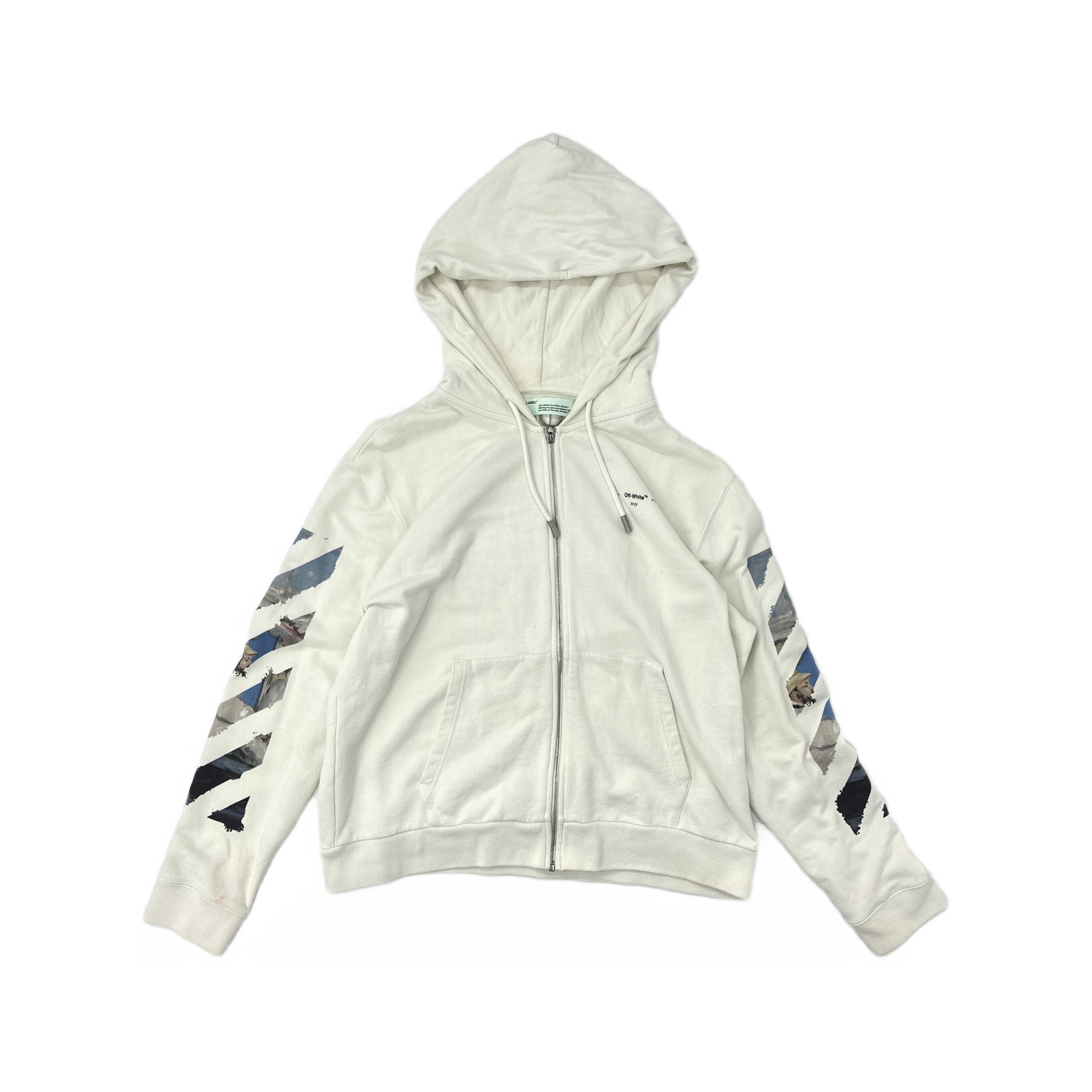 Off-White Off-White Oil Painting Arrow Zip Hoodie XXL Size US XXL / EU 58 / 5 - 1 Thumbnail