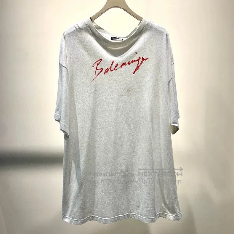 Balenciaga Balenciaga Script Logo Short Sleeve Top. Size US S / EU 44-46 / 1 - 1 Thumbnail