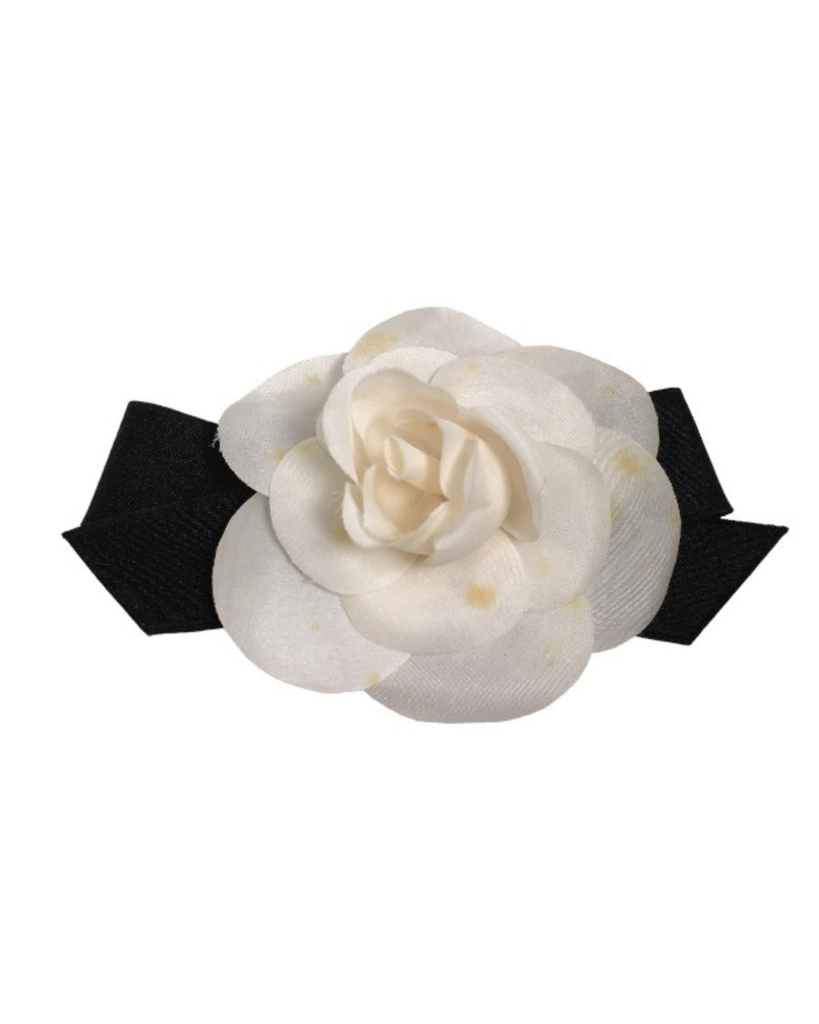 image of Chanel White Synthetic Flower Brooch, Women's