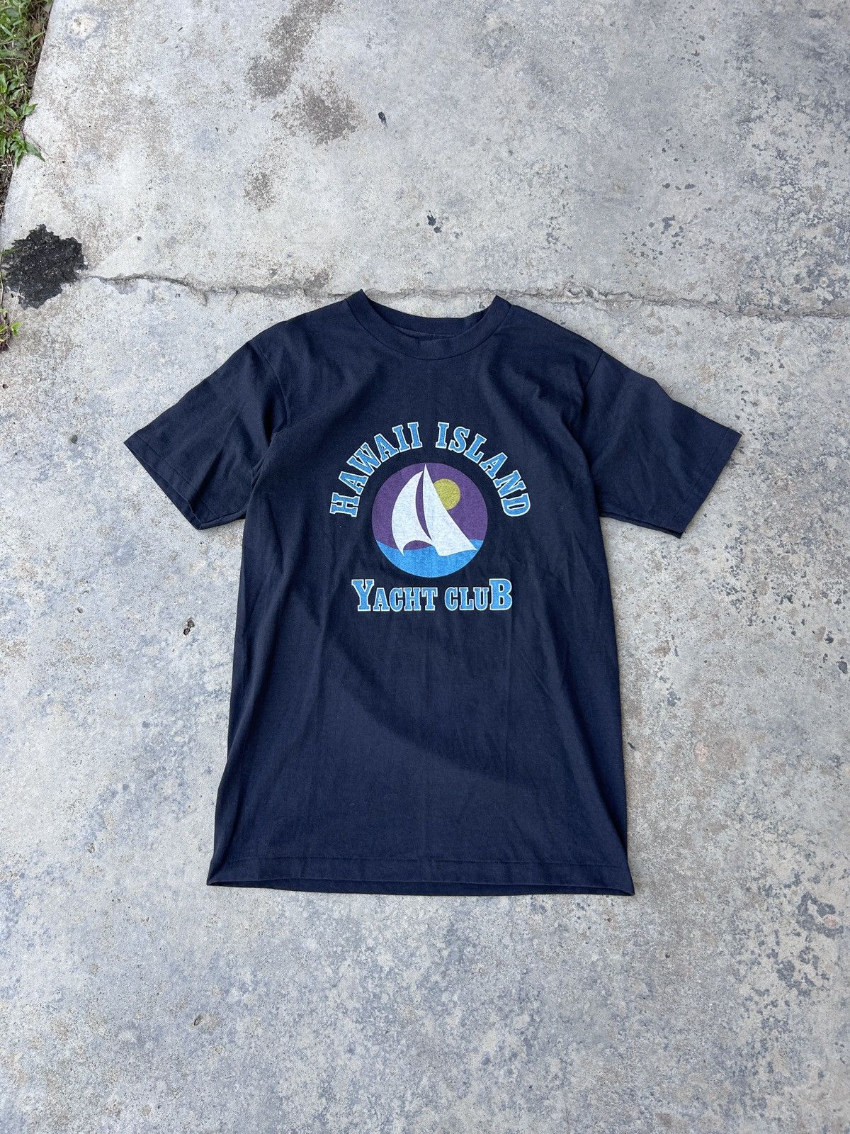Hanes HAWAII ISLAND YATCH CLUB VINTAGE HANES FIFTY-FIFTY USA Size US M / EU 48-50 / 2 - 1 Thumbnail